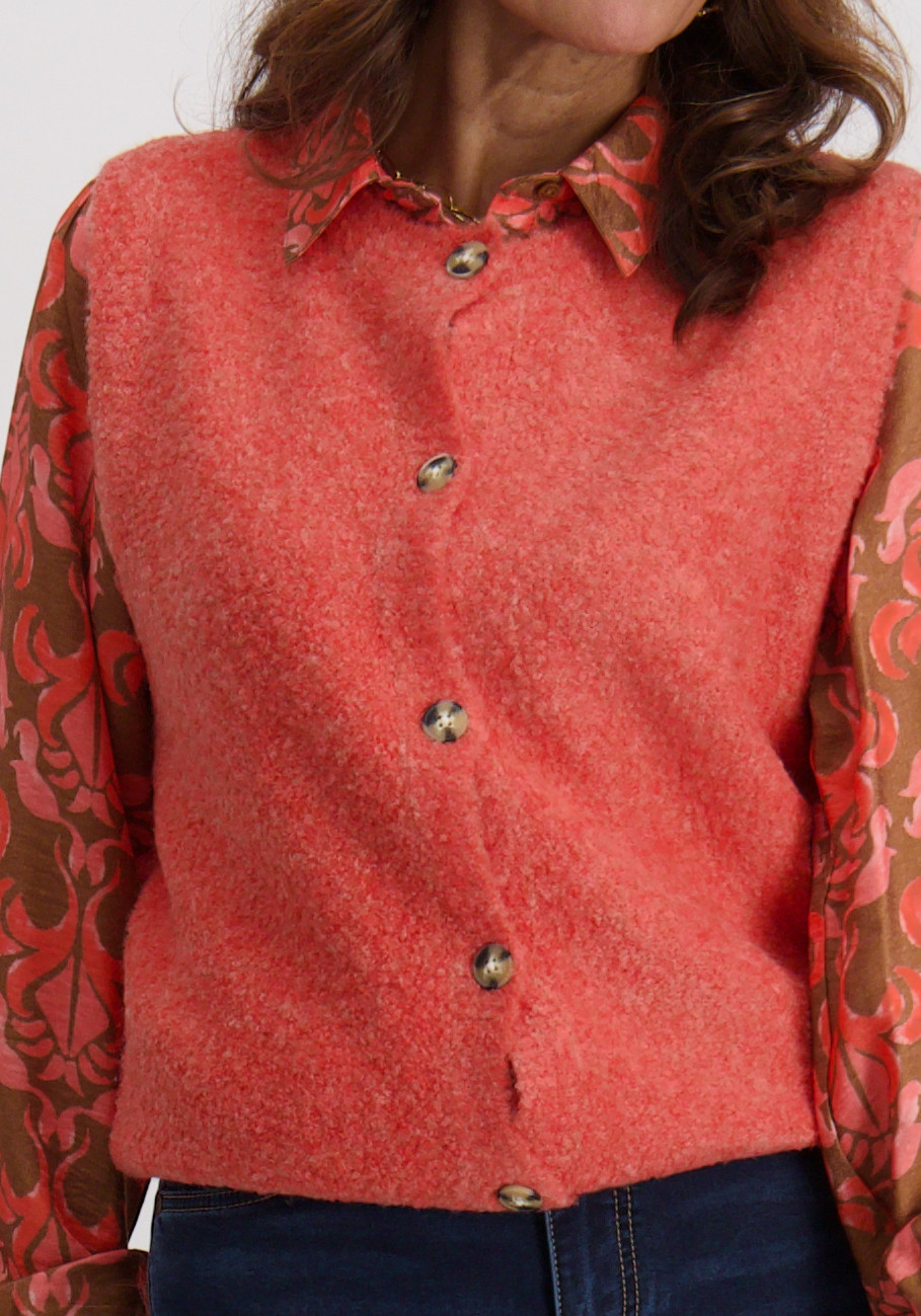 Geisha Gilet 54537-14 Zalm