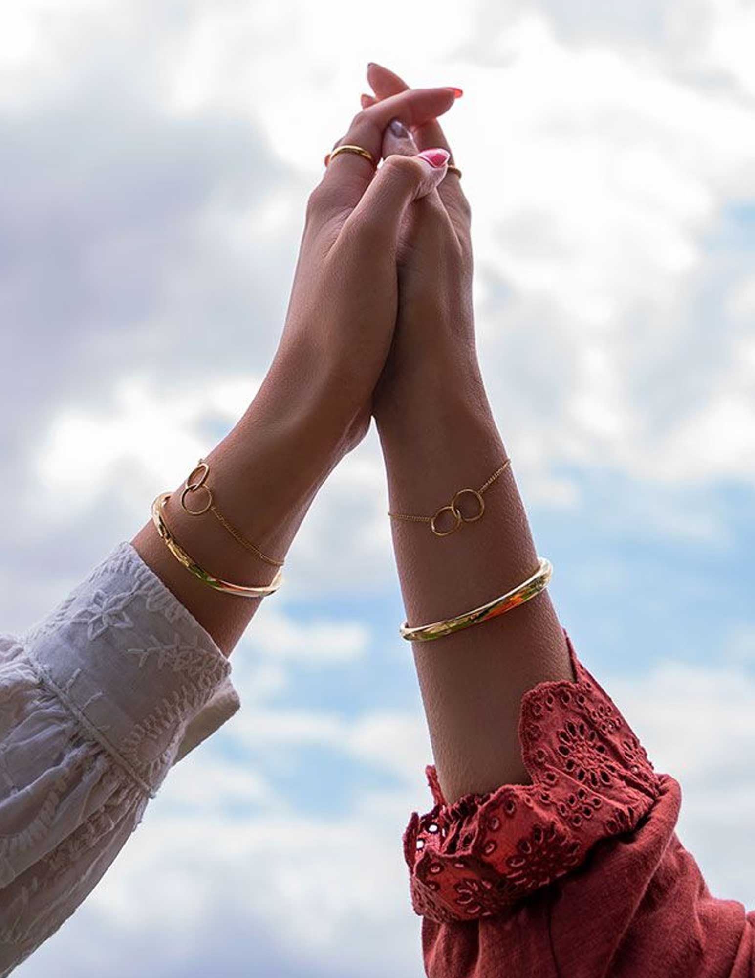 My Jewellery Forever connected armbanden set MJ05003 Zilver