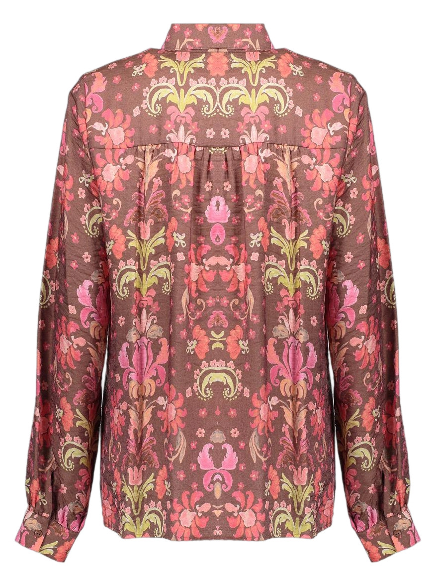 Geisha Blouse 53938-20 Donker bruin