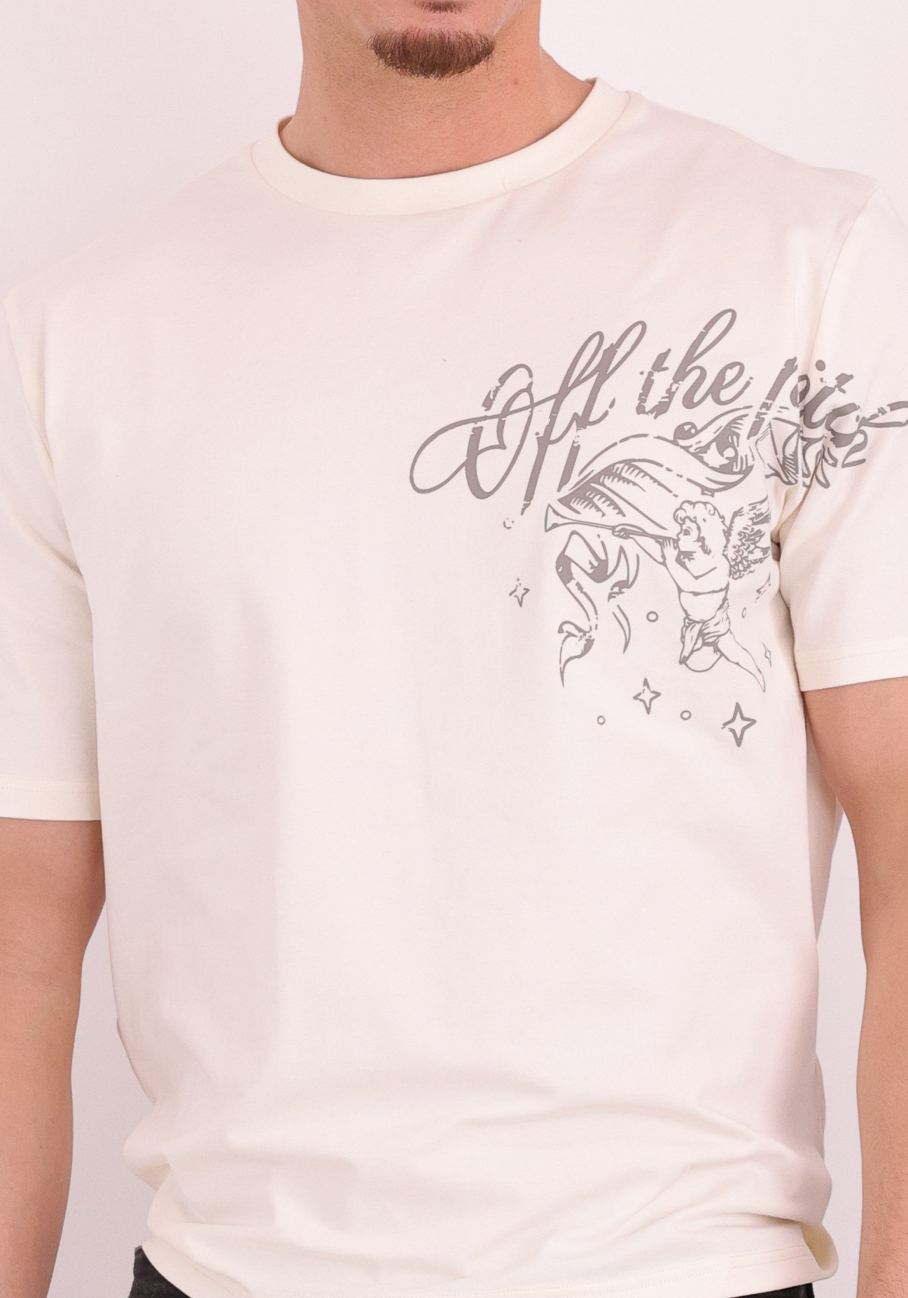 Off The Pitch T-shirt OTP261030 Wolwit-ecru