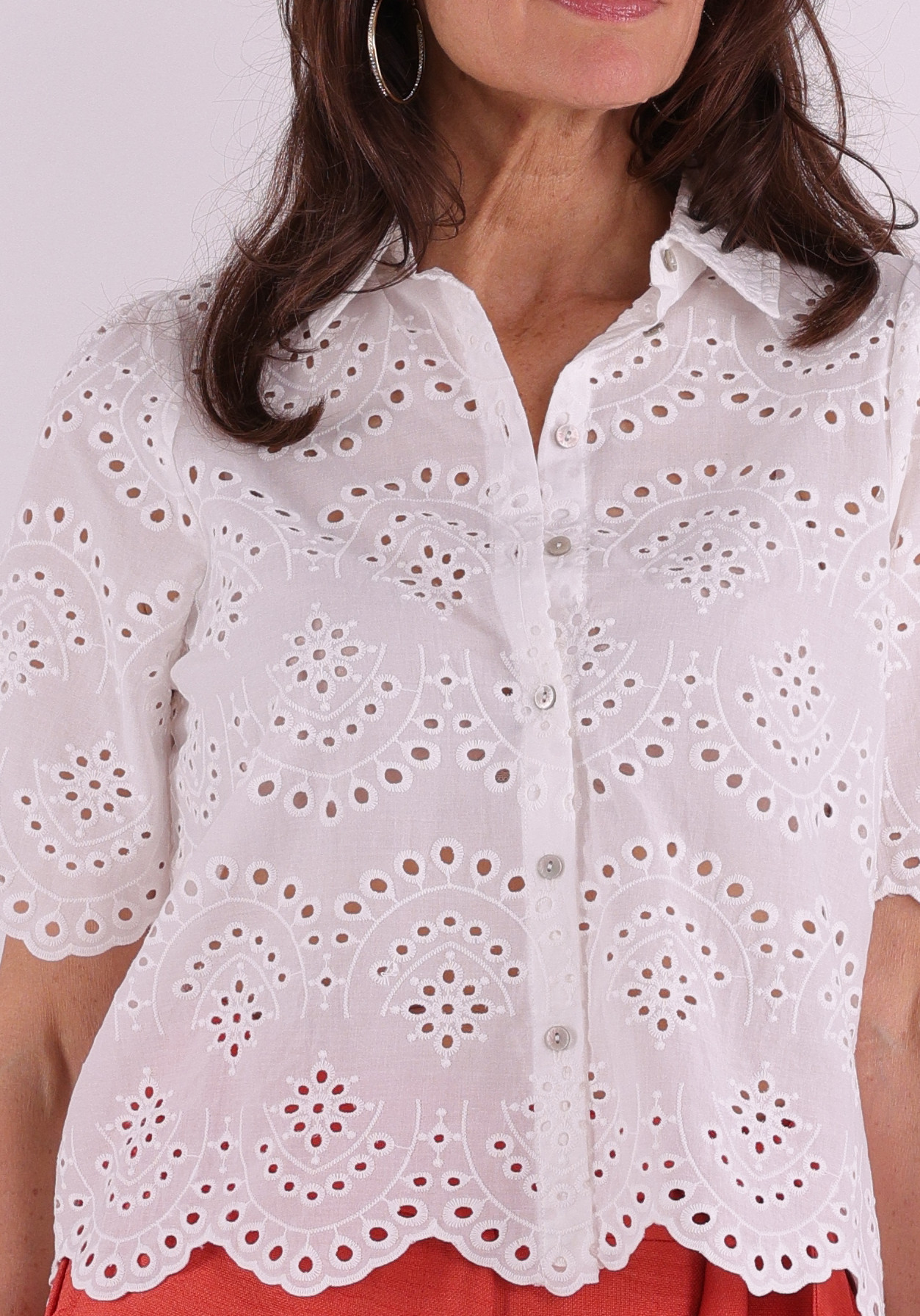 Only Blouse Valais 15351106 Wolwit-ecru