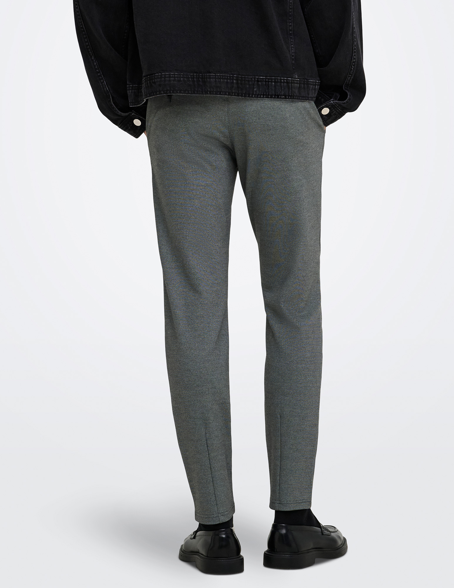 ONLY & SONS Mark pants herringbone 22022911 Midden grijs