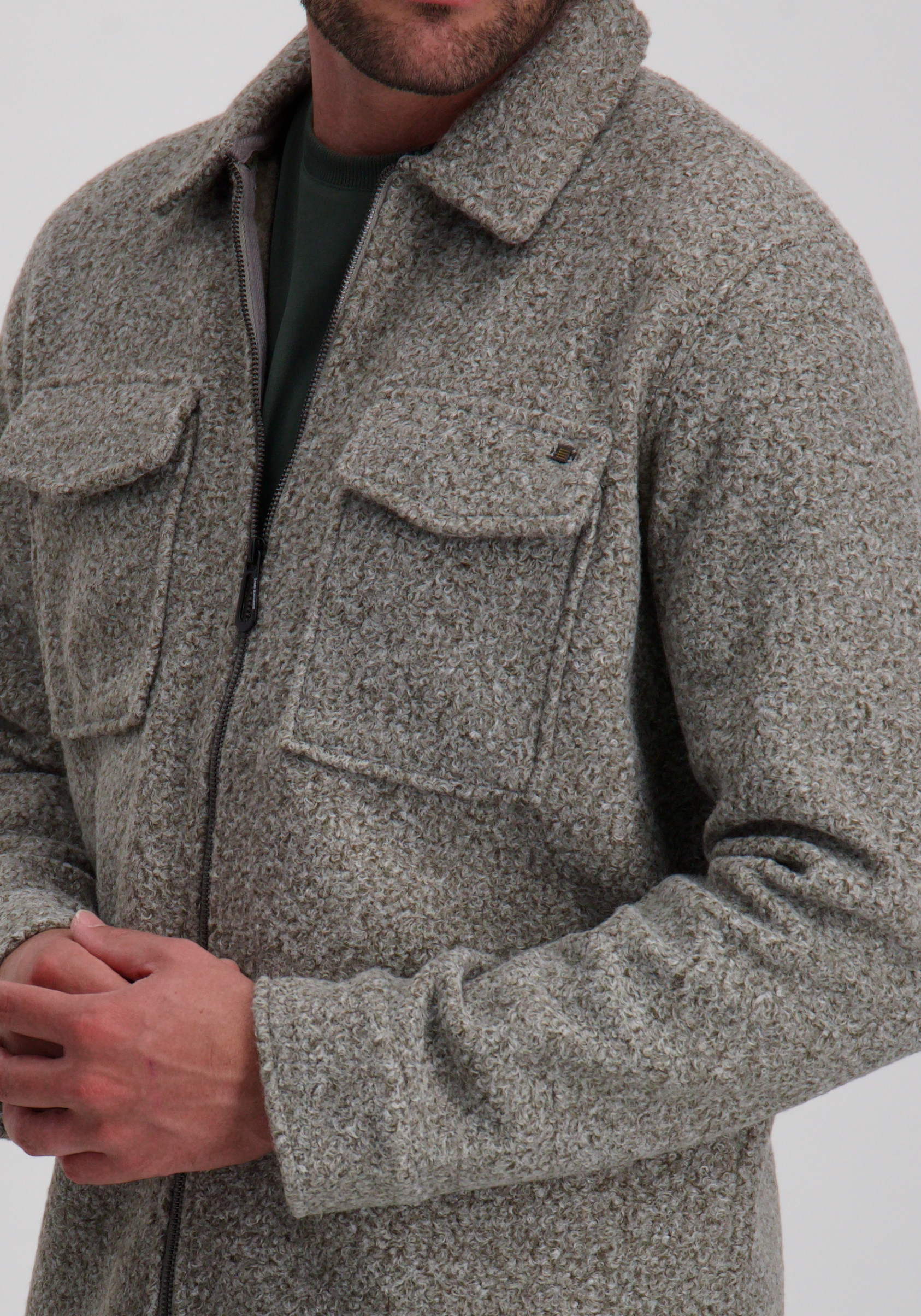 No Excess Overshirt 29510818SN Grijs