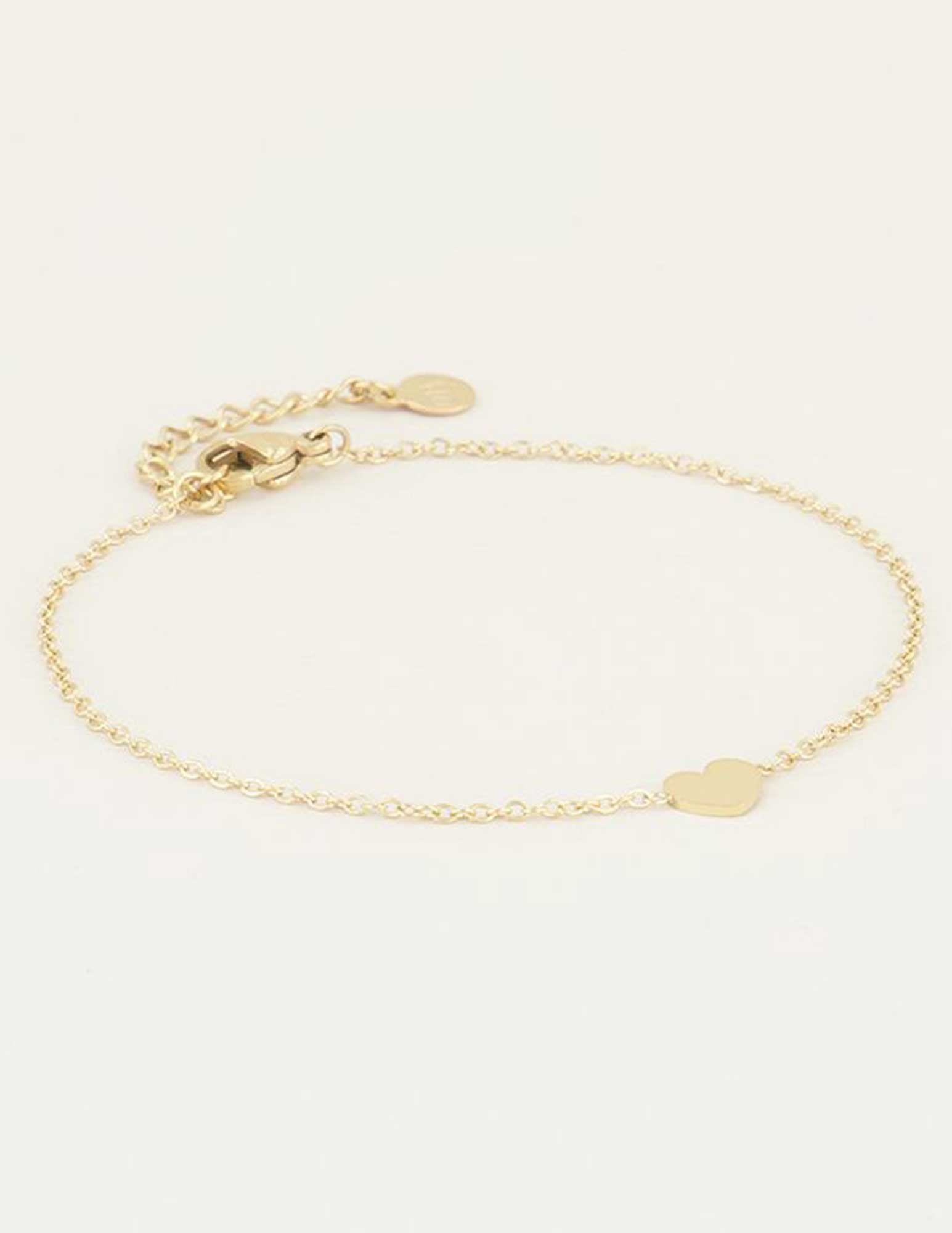 My Jewellery Armband klein hartje MJ03140 Goud