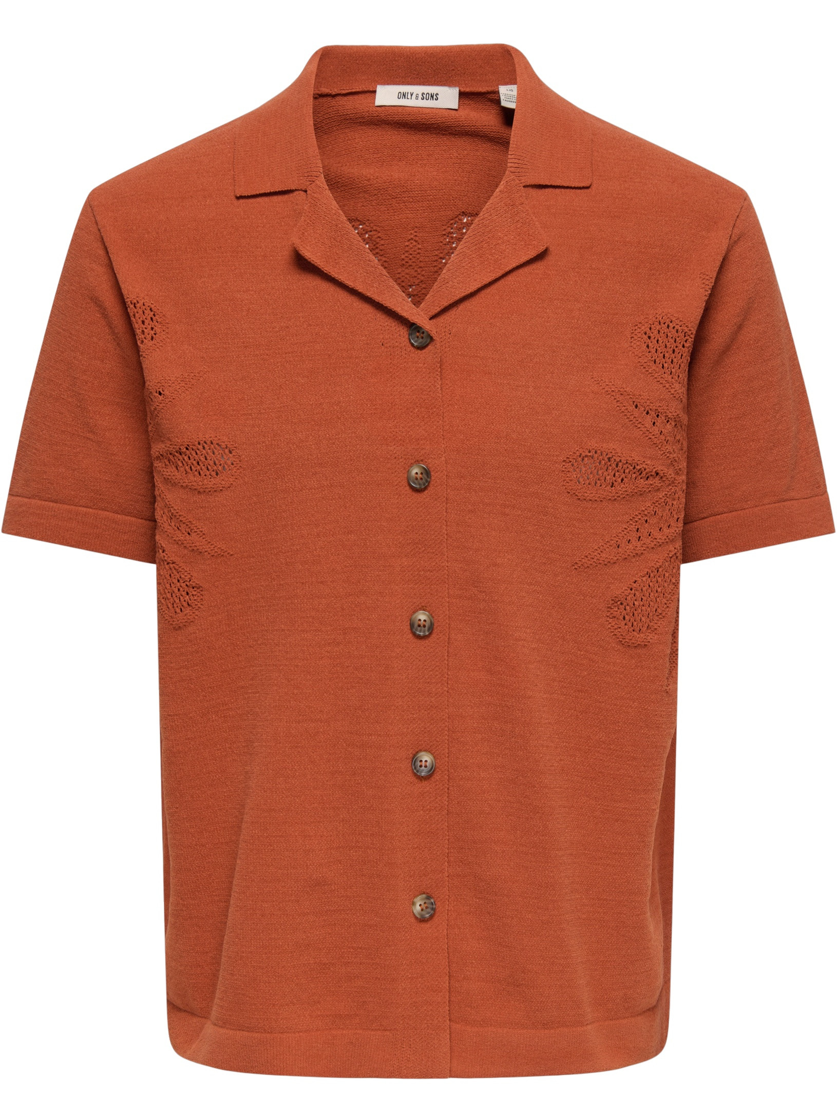 ONLY & SONS Overhemd Jam 22037745 Donker Oranje