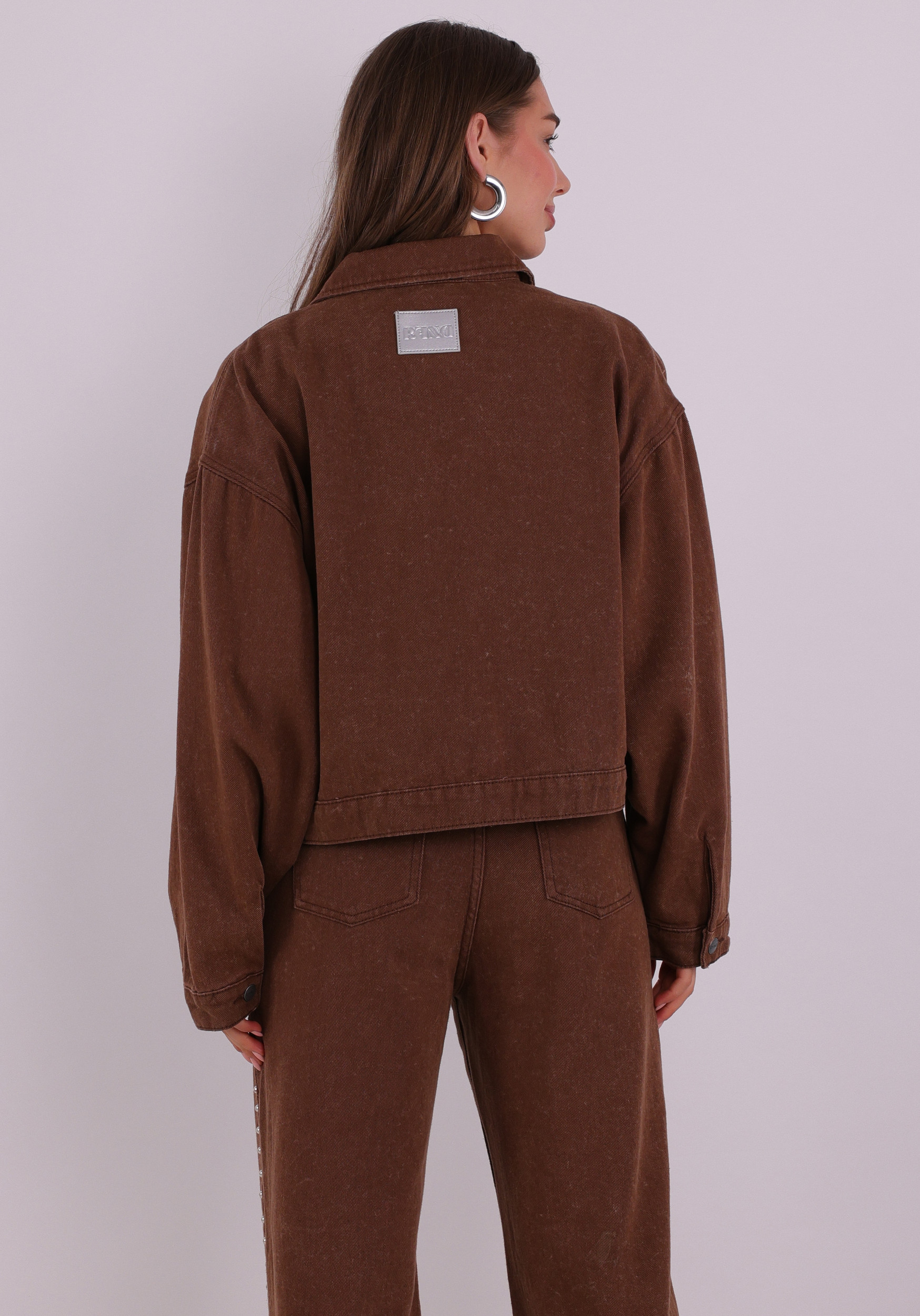 Refined Department Spijkerjack Honni R2602473889 Bruin