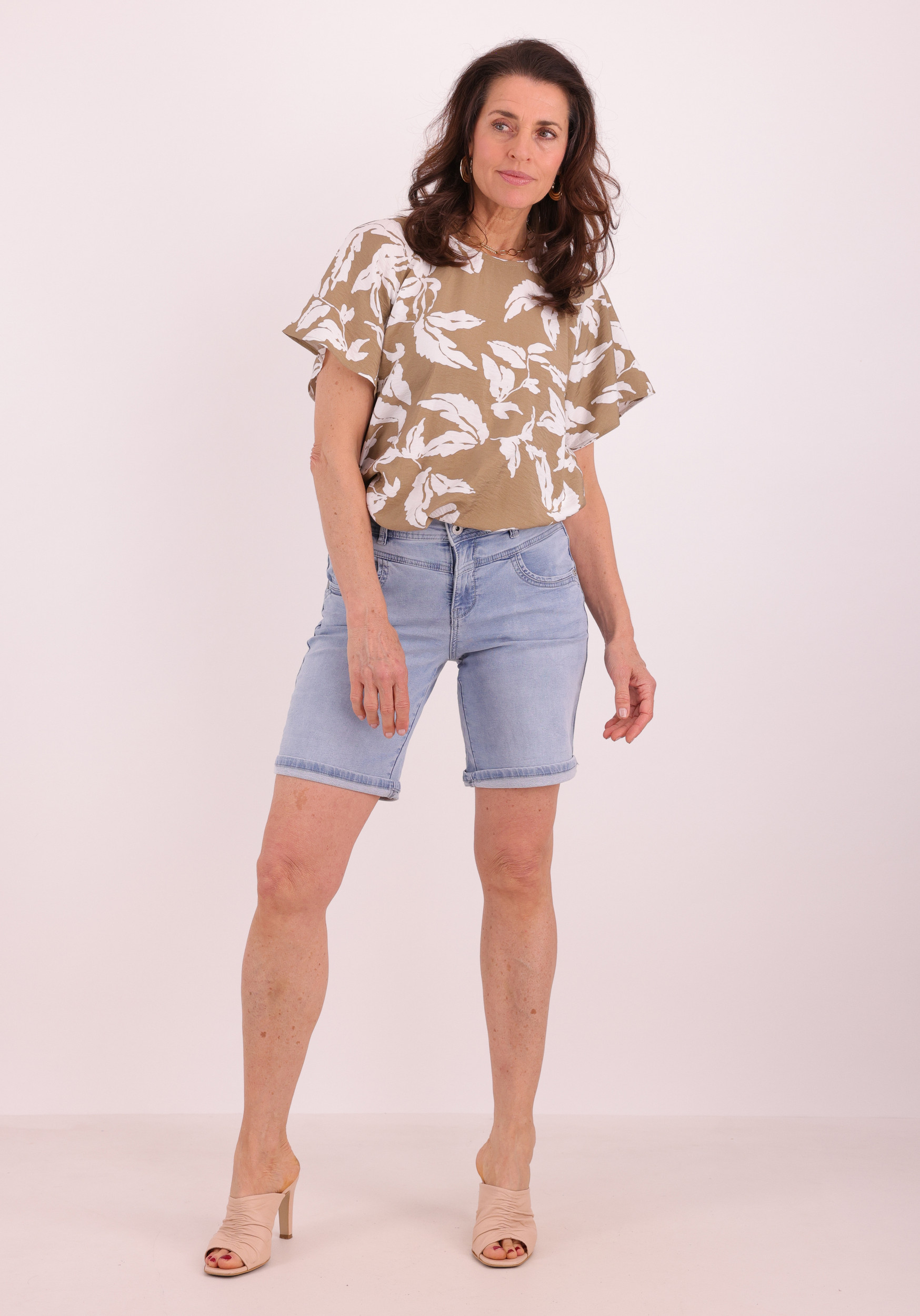 Red Button Short Relax SRB4931 Licht blauw