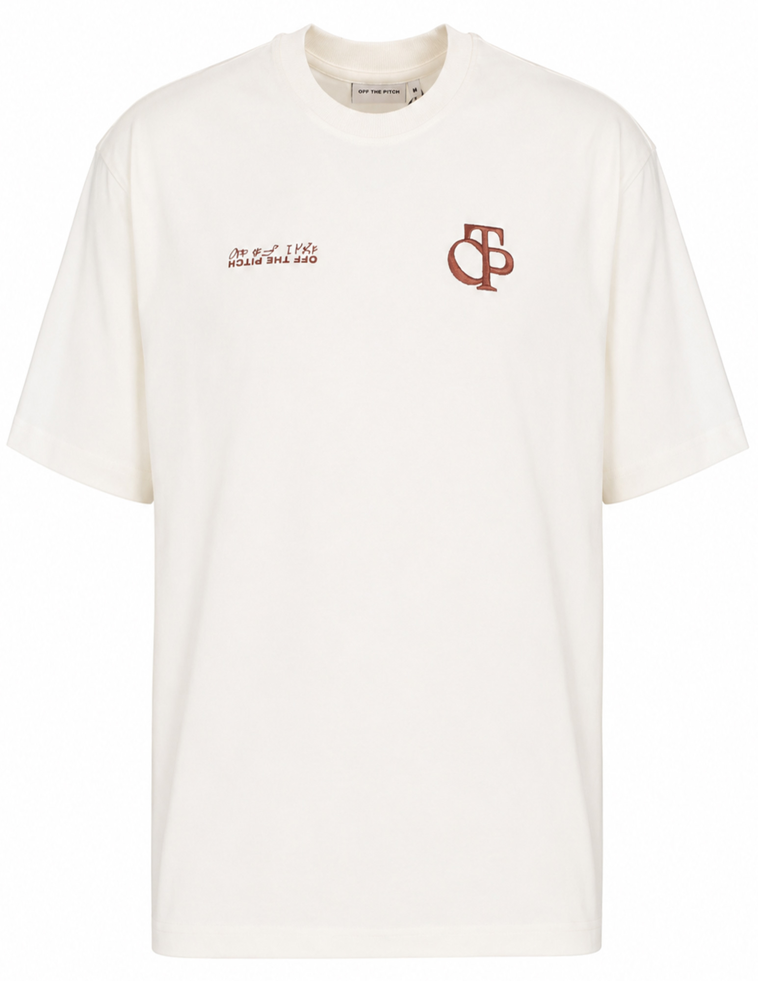 Off The Pitch T-shirt Tied Roots OTP263030 Wolwit-ecru