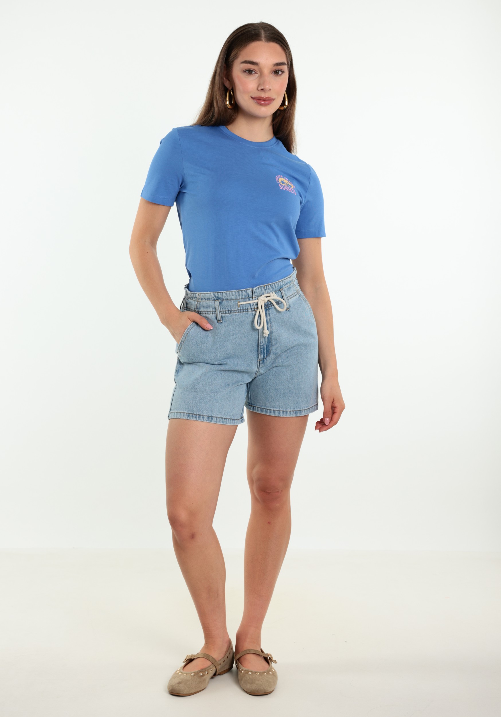 ONLY T-shirt Fine 15373349 Marine
