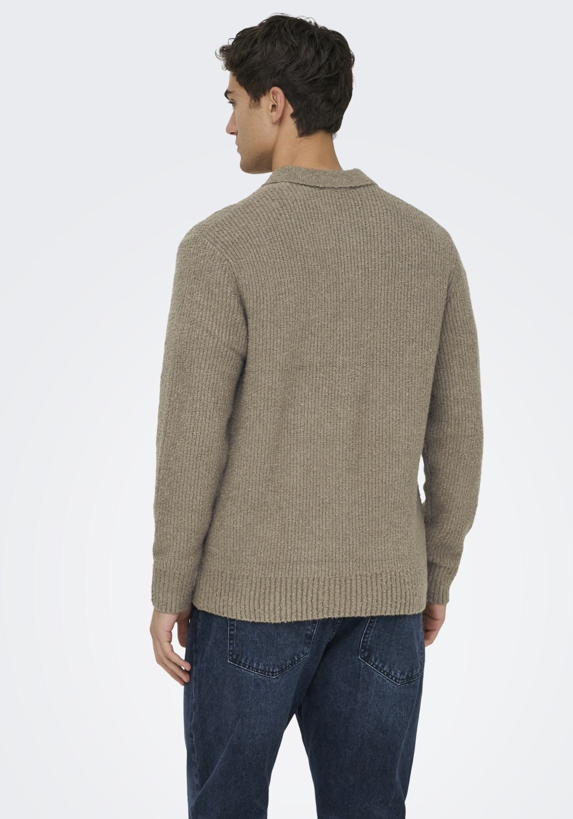 ONLY & SONS Trui Dale 22033324 Bruin