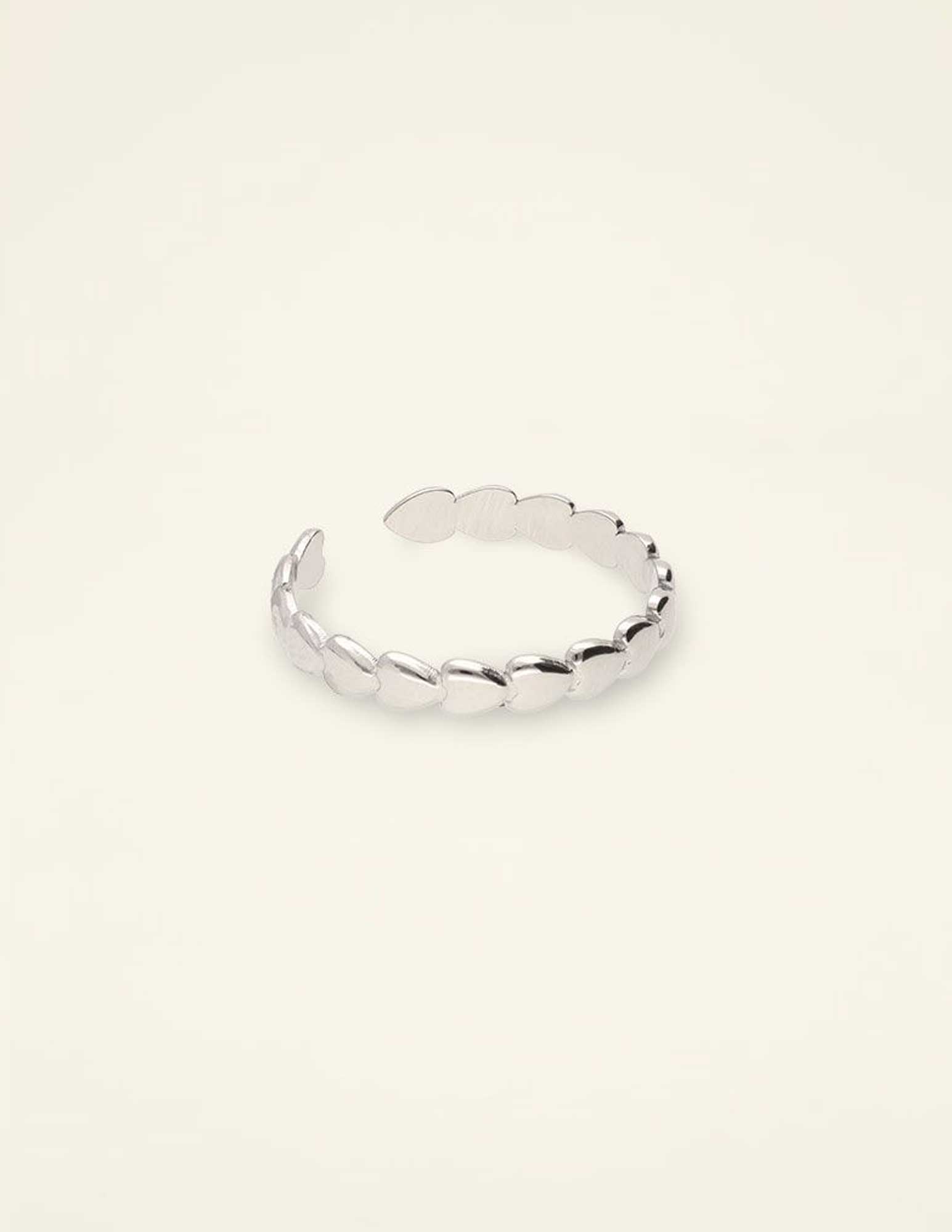 My Jewellery Ring met kleine hartjes MJ09051 Zilver