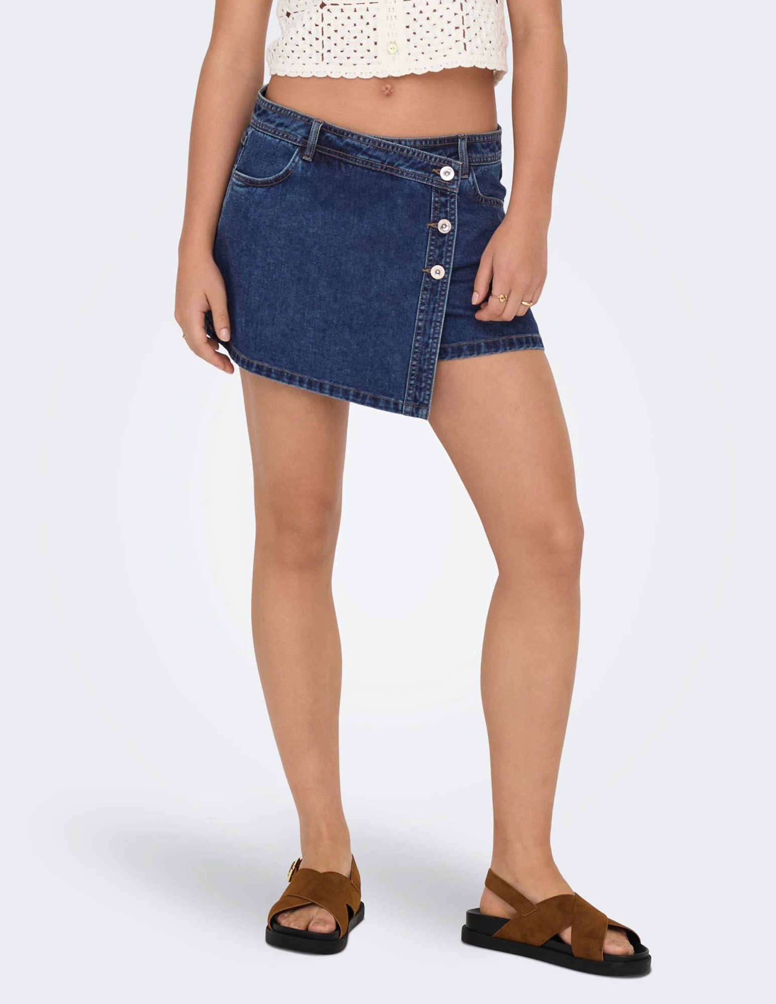 Only Skort Lesly 15256608 Jeans blauw