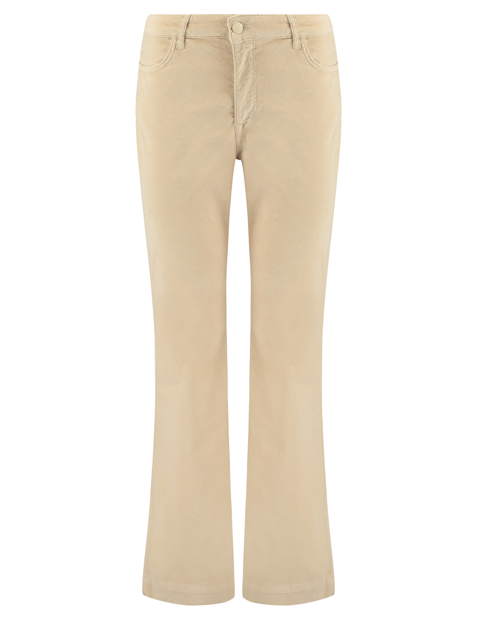 Para Mi Broek Jade velvet FW251.105070 Beige