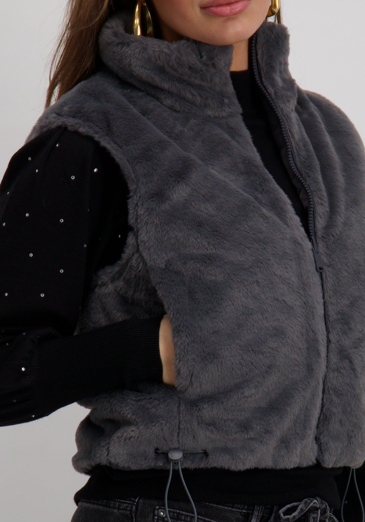 Only Gilet Dana 15348986 Antraciet