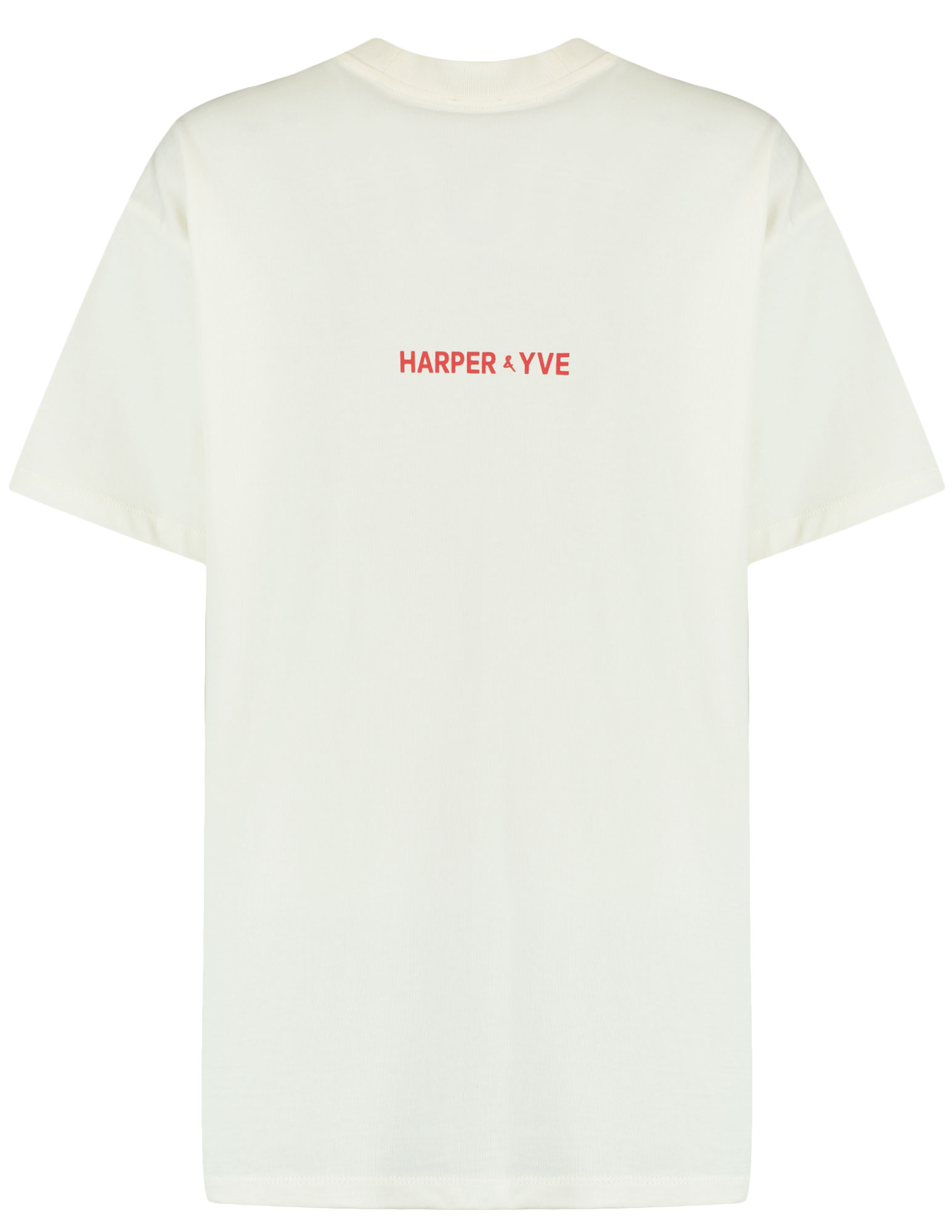 Harper & Yve T-shirt Club corazon SS6Y307 Ecru