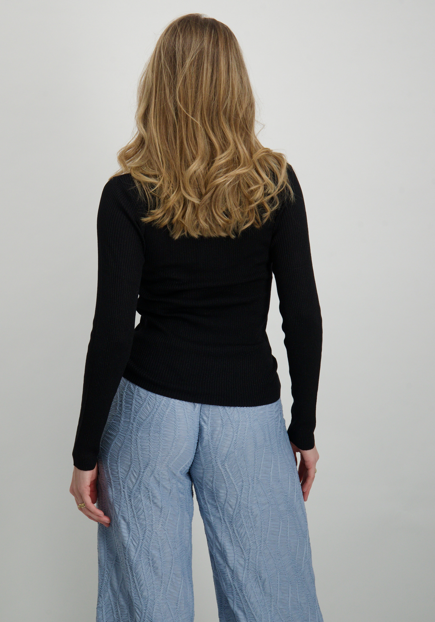 Jacqueline de jonge Trui Bodilla lurex 15335494 Zwart