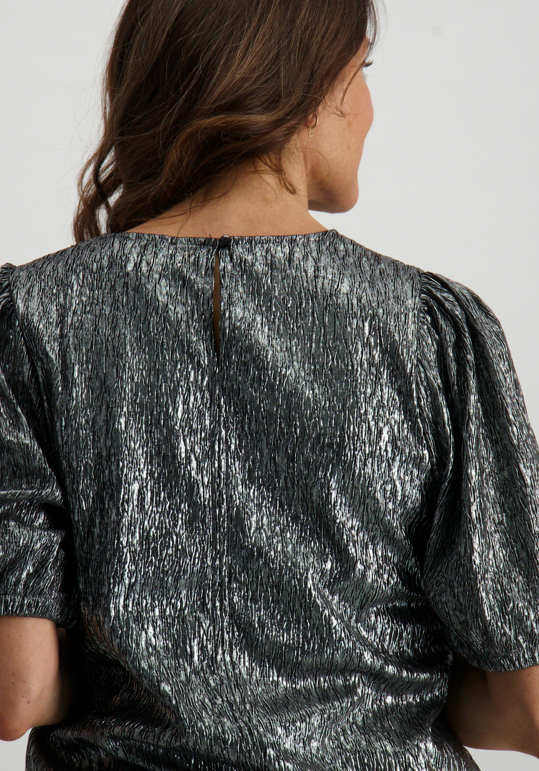 Tramontana Blouse Fancy Crinkle Q18-13-401 Zilver