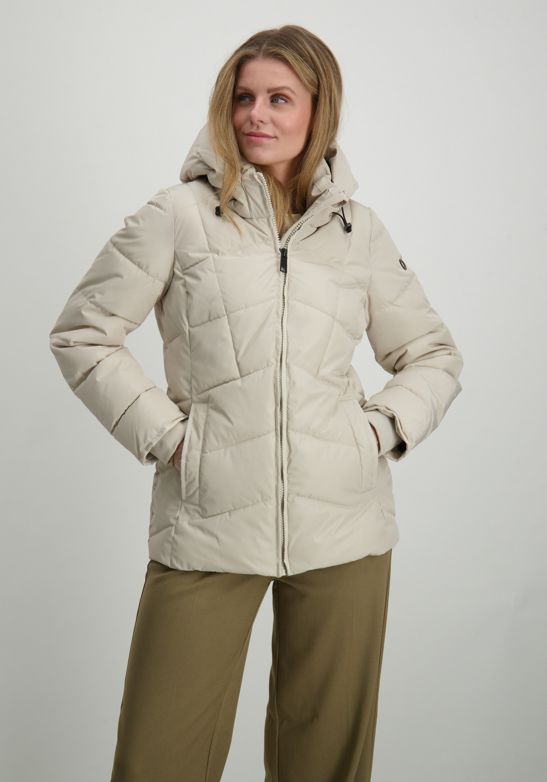 Covered Winterjas Anna L60344 Ecru