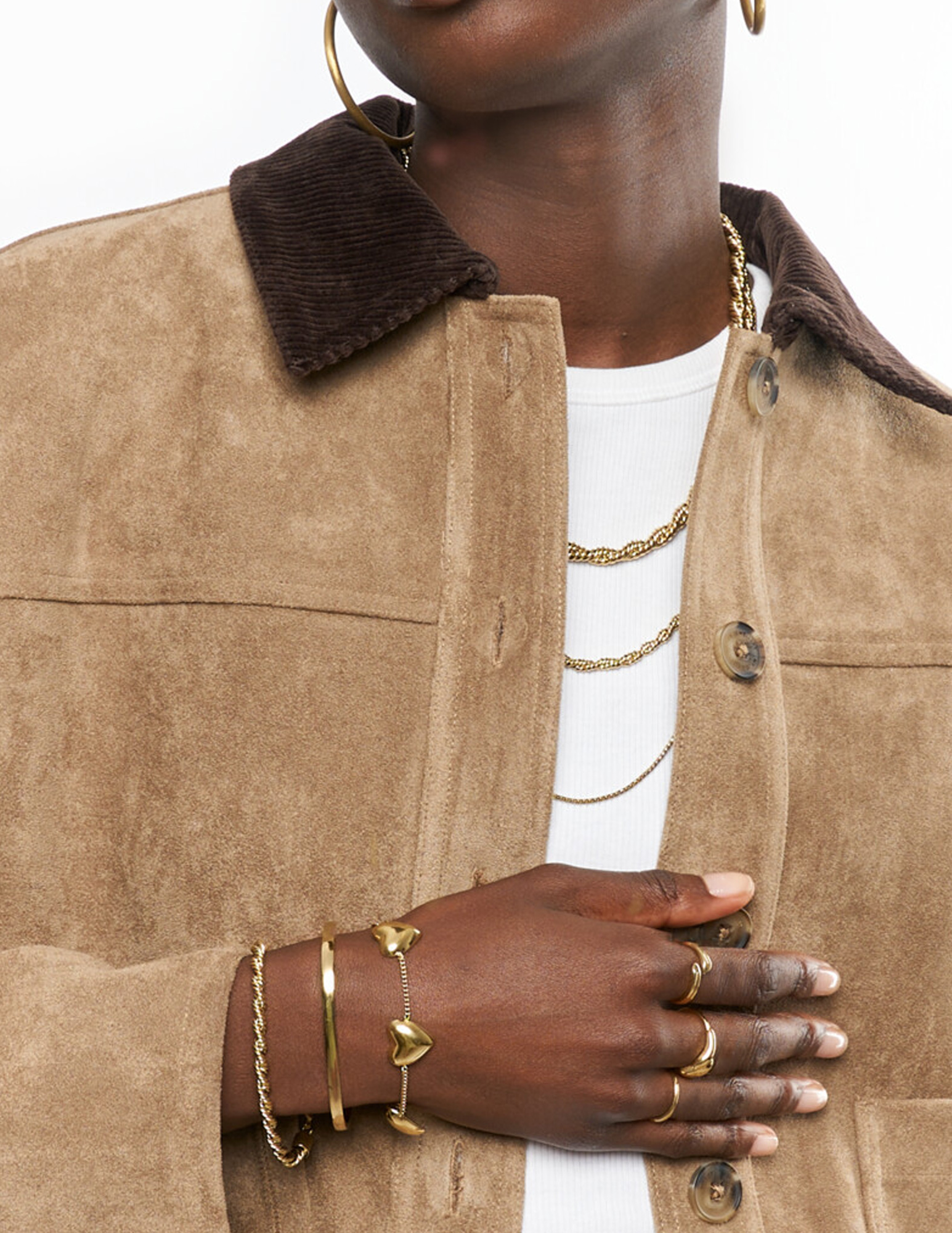 My Jewellery Bold armband gedraaid MJ14127 Goud