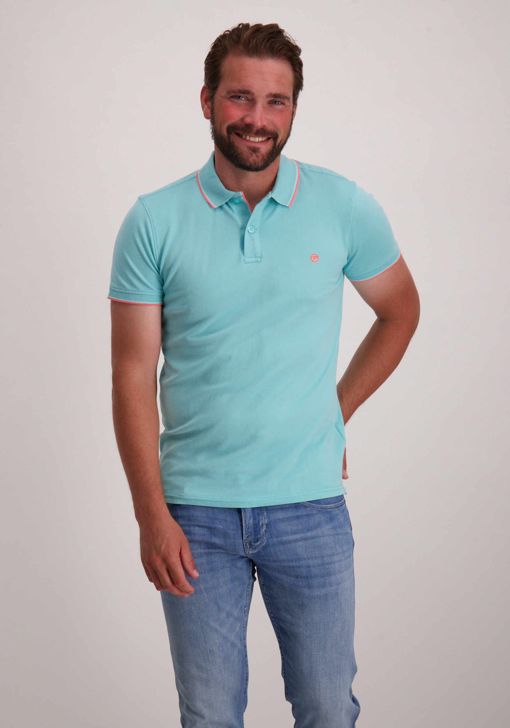 Petrol Polo M-ROS-POL003 Licht blauw