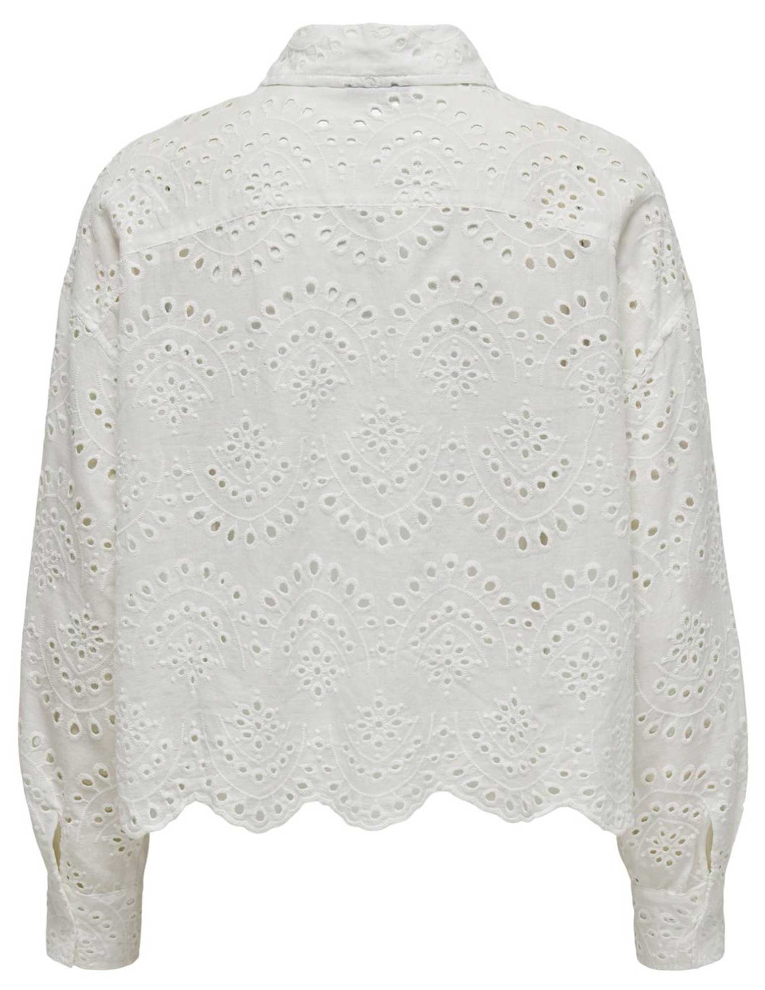 Only Blouse Valais 15269568 Wolwit-ecru