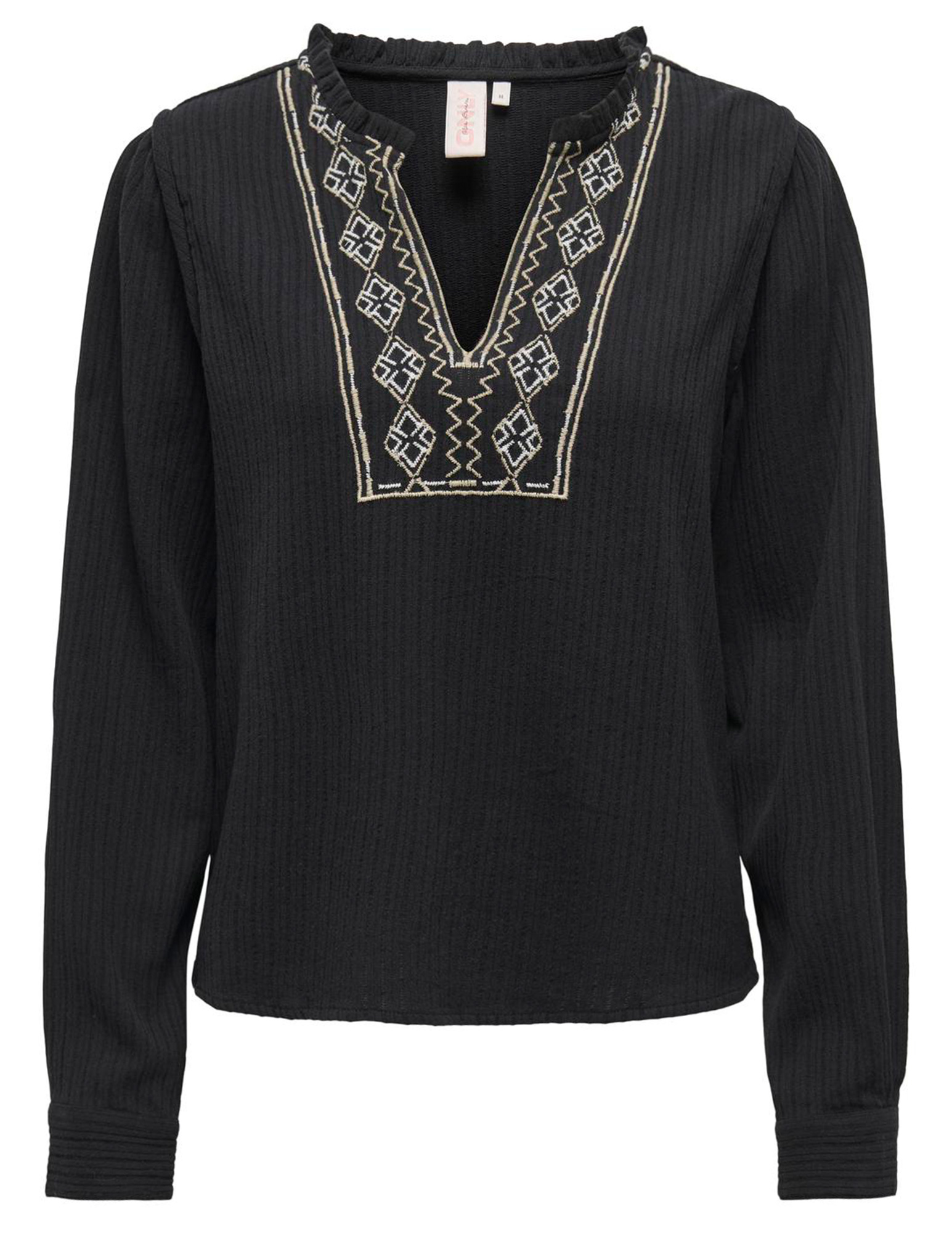 Only Blouse Emma 15334116 Zwart