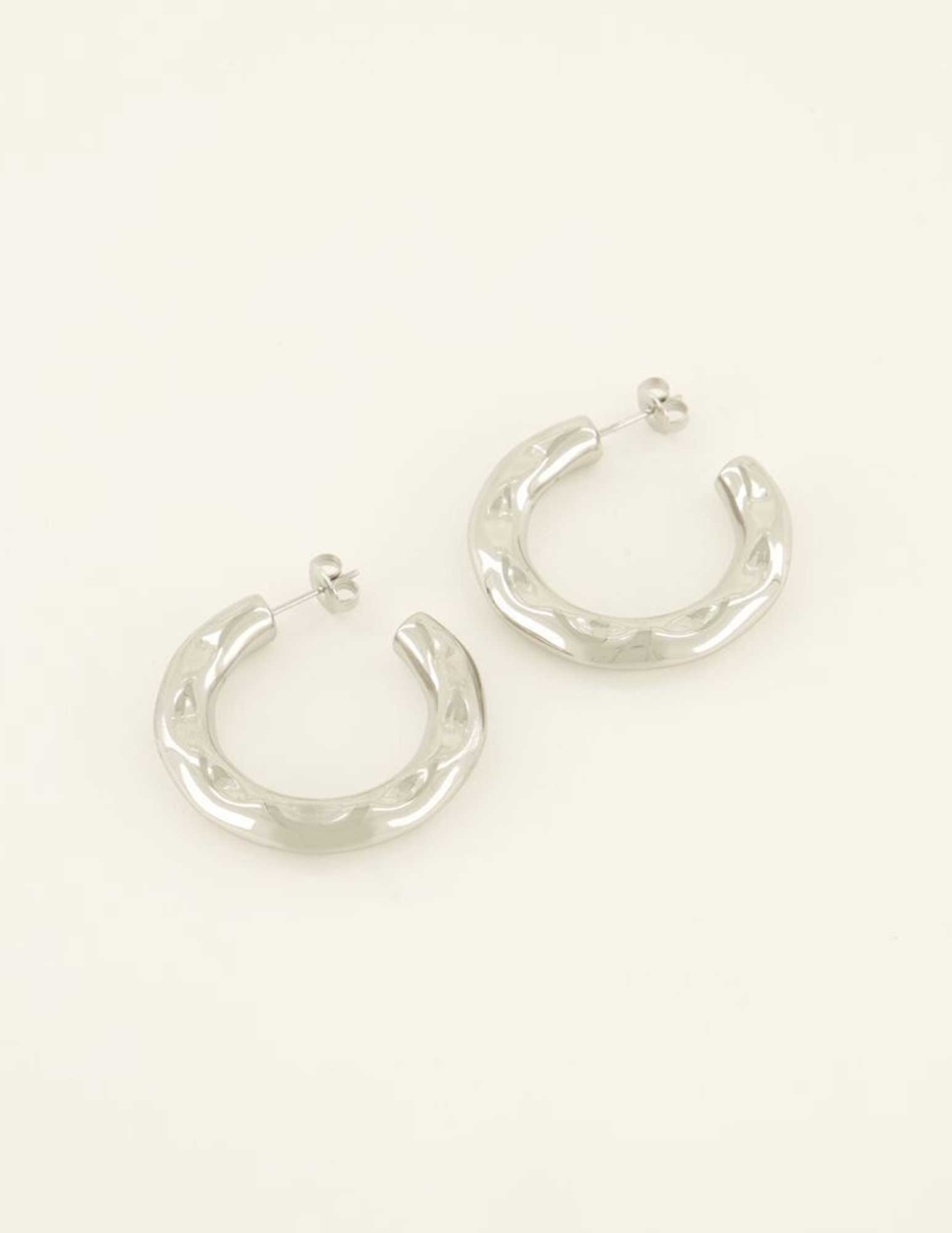 My Jewellery Statement oorringen MJ08818 Zilver