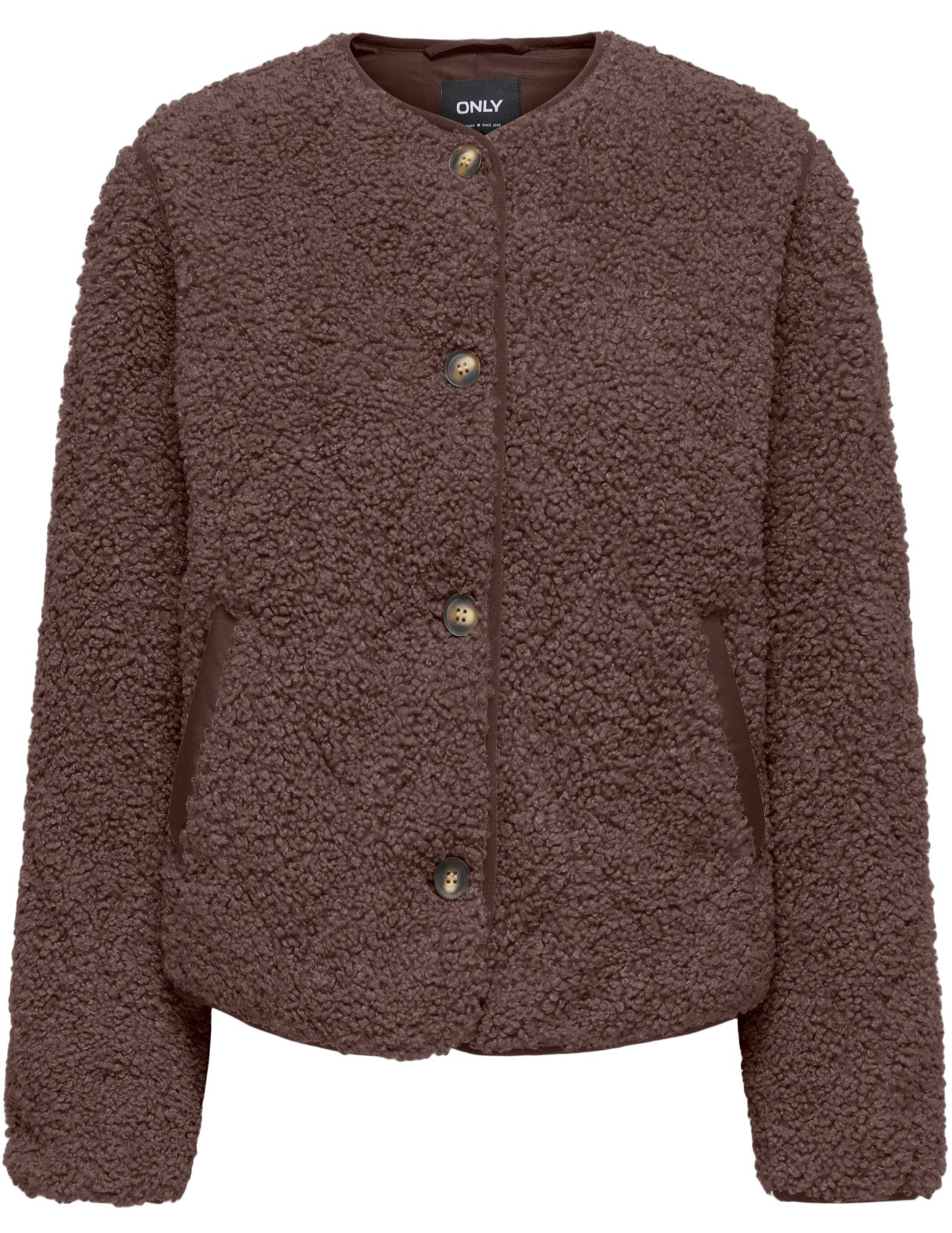 ONLY Jacket Lines teddy 15373834 Bruin