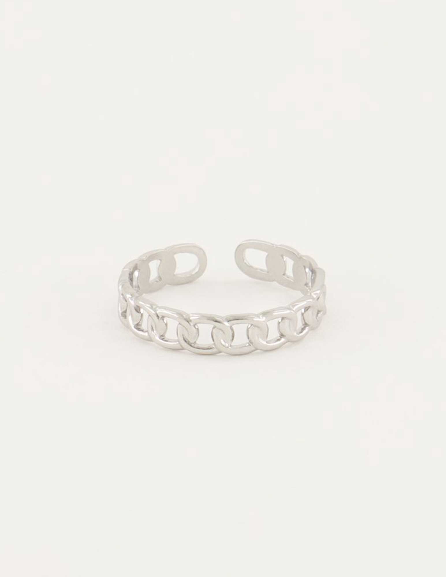My Jewellery Ring schakels MJ04894 Zilver