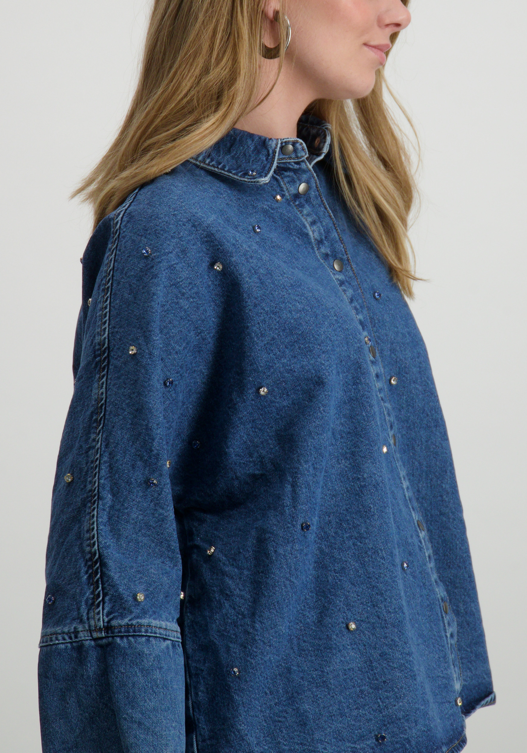 Only Denim blouse Grace 15307936 Jeans blauw
