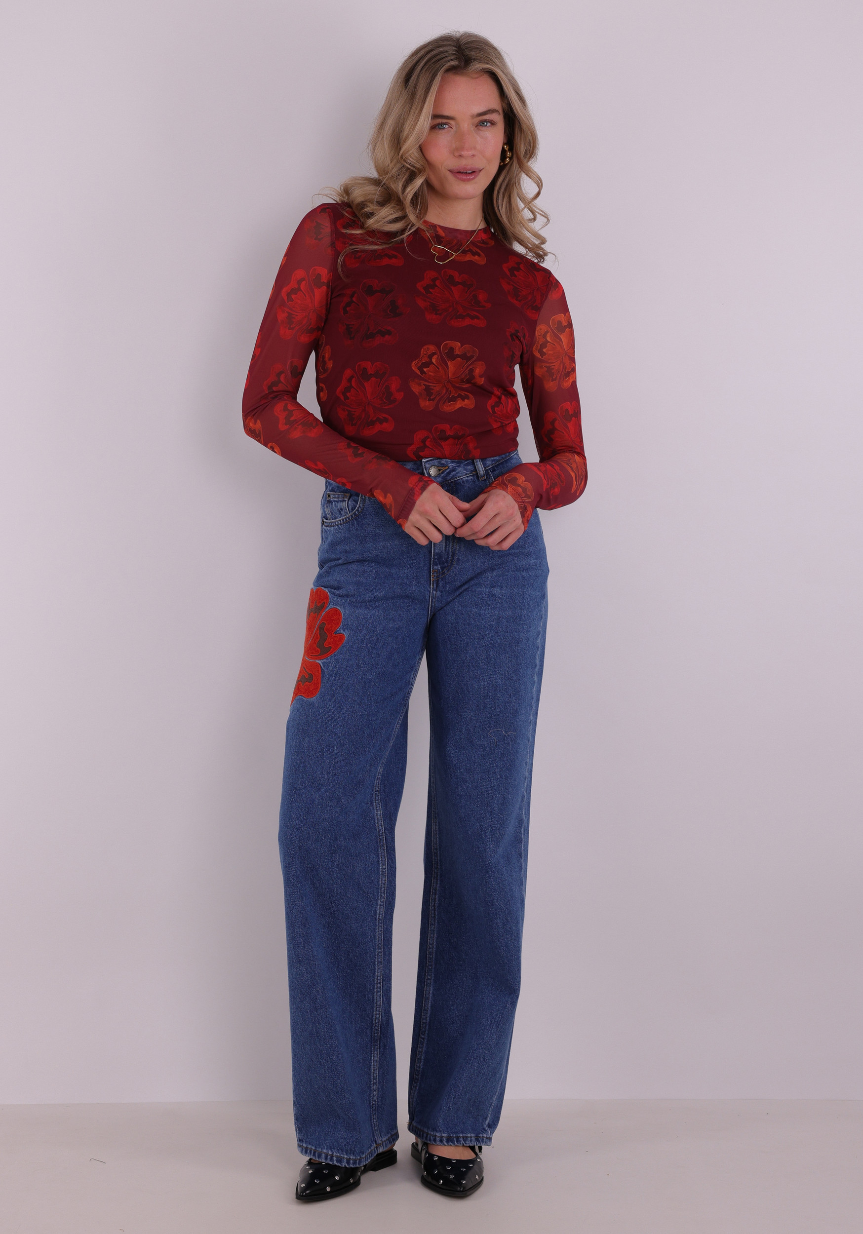 Harper & Yve Top Steff SS6T506 Rood