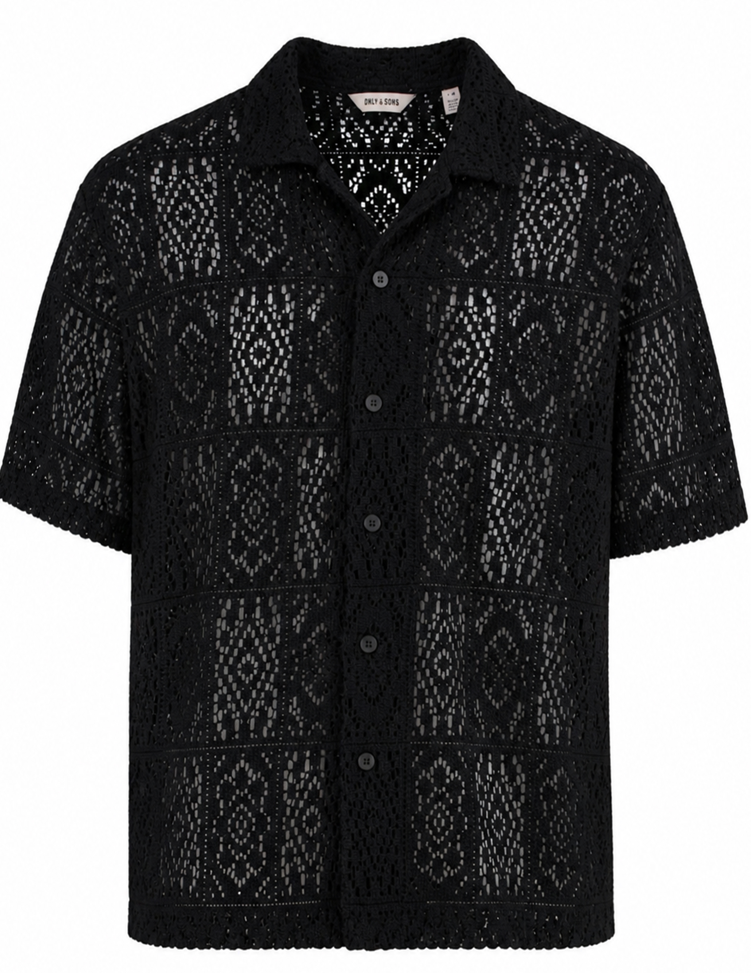 ONLY & SONS Overhemd Avon 22037987 Zwart