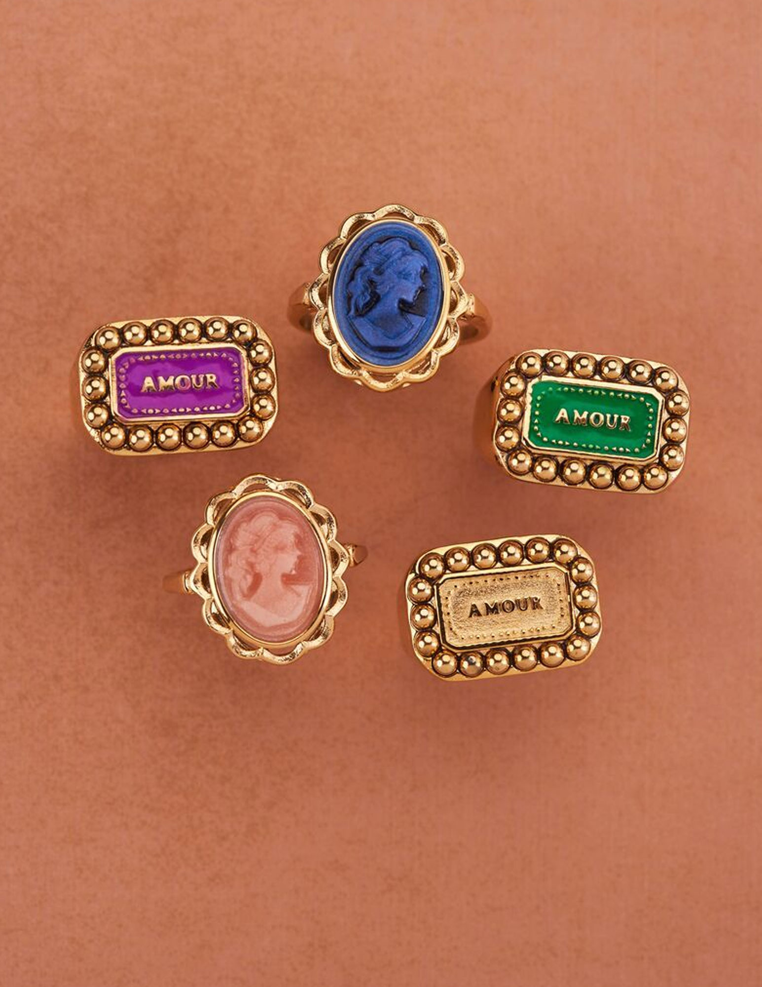 My Jewellery Ring Bold Spirit amour paars MJ07826 Zilver