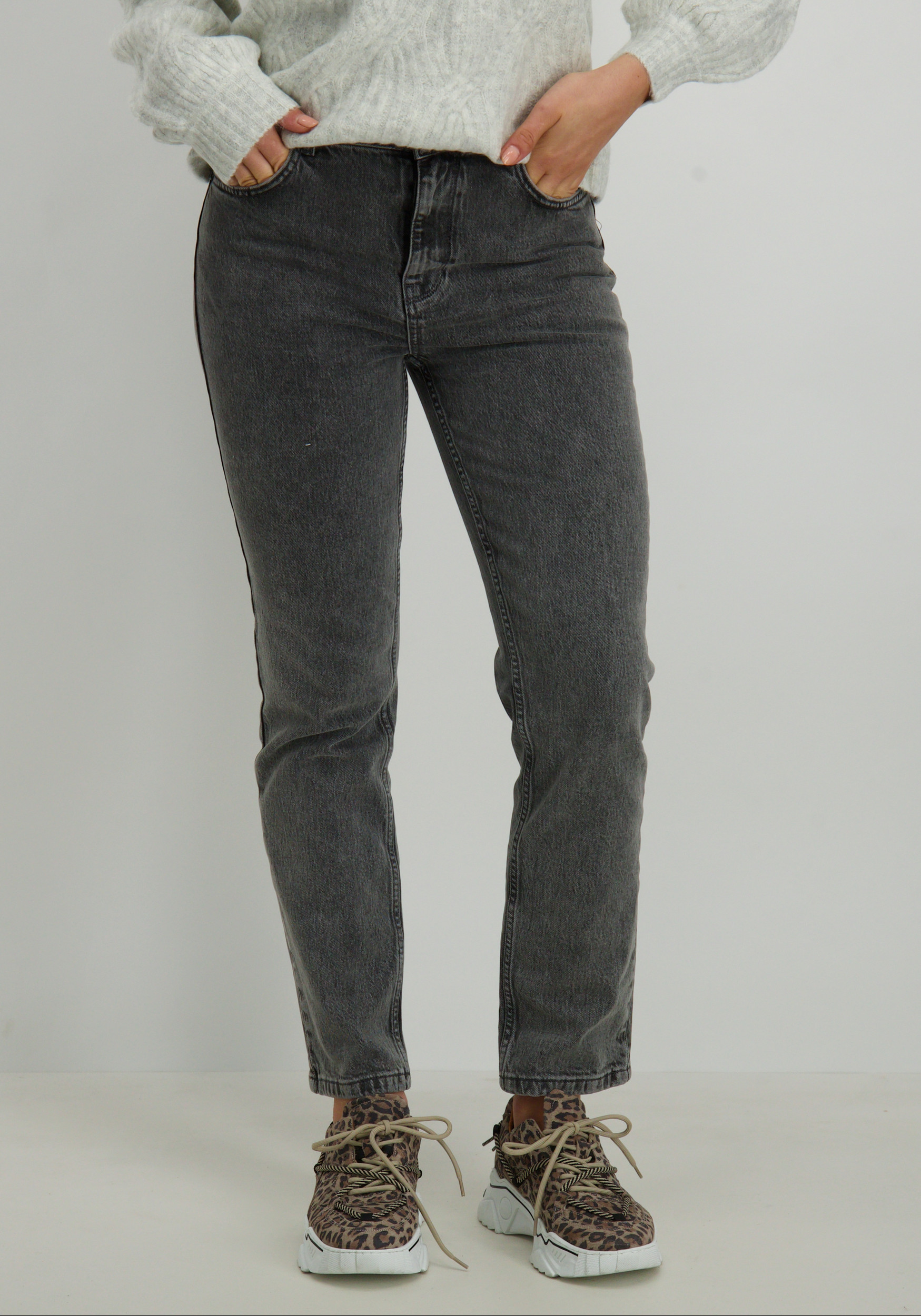 Harper & Yve Jeans Harper AW24R101 Donker Grijs