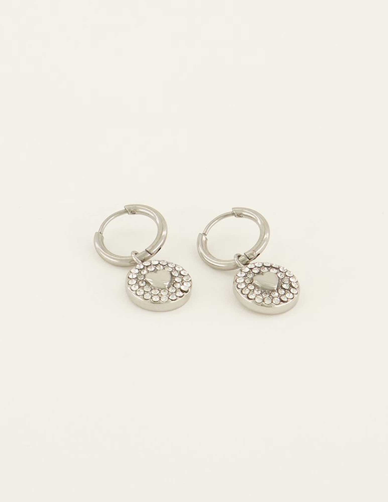 My Jewellery Oorbellen Sunchasers met bedel MJ08021 Zilver