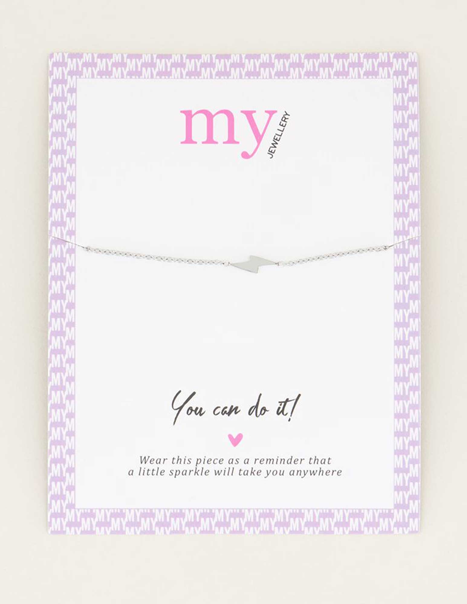 My Jewellery Armband bliksem MJ03147 Zilver