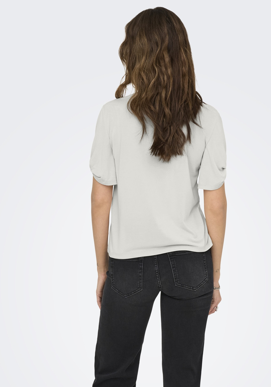 Only T-shirt Free 15349921 Wolwit-ecru