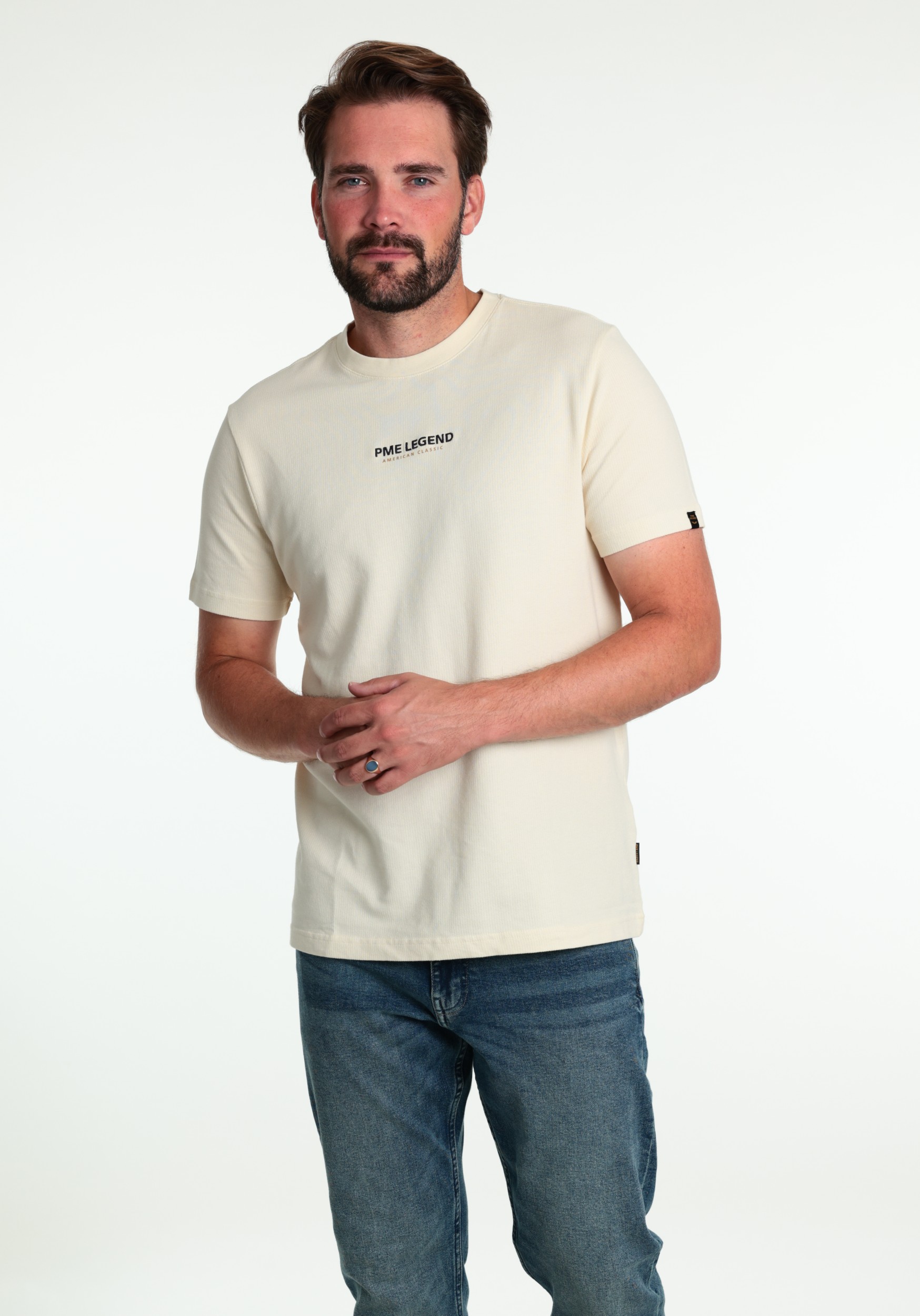 PME Legend T-shirt PTSS2608564 Ecru