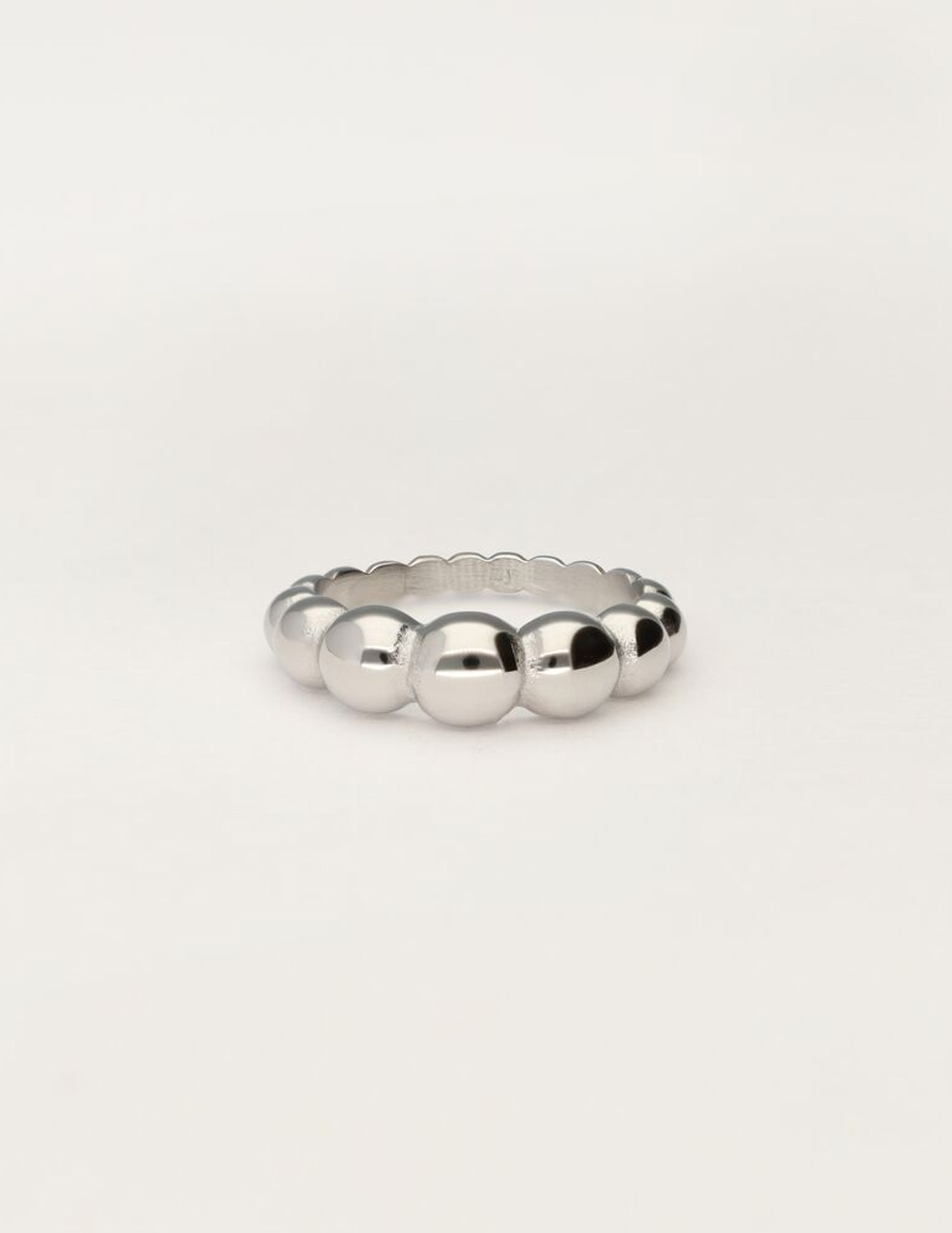 My Jewellery Bold ring met bubbel MJ11538 Zilver