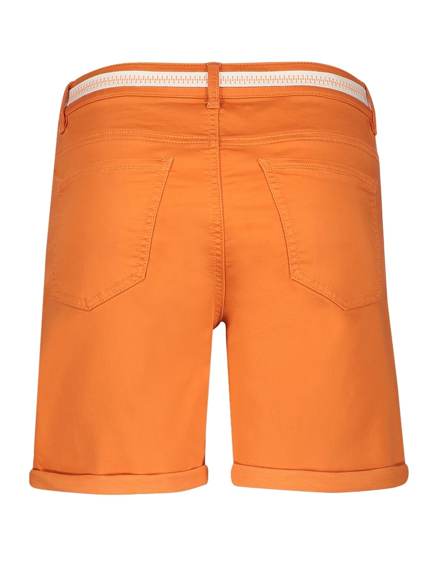 Geisha Korter broek met ceintuur 61315-10 Oranje