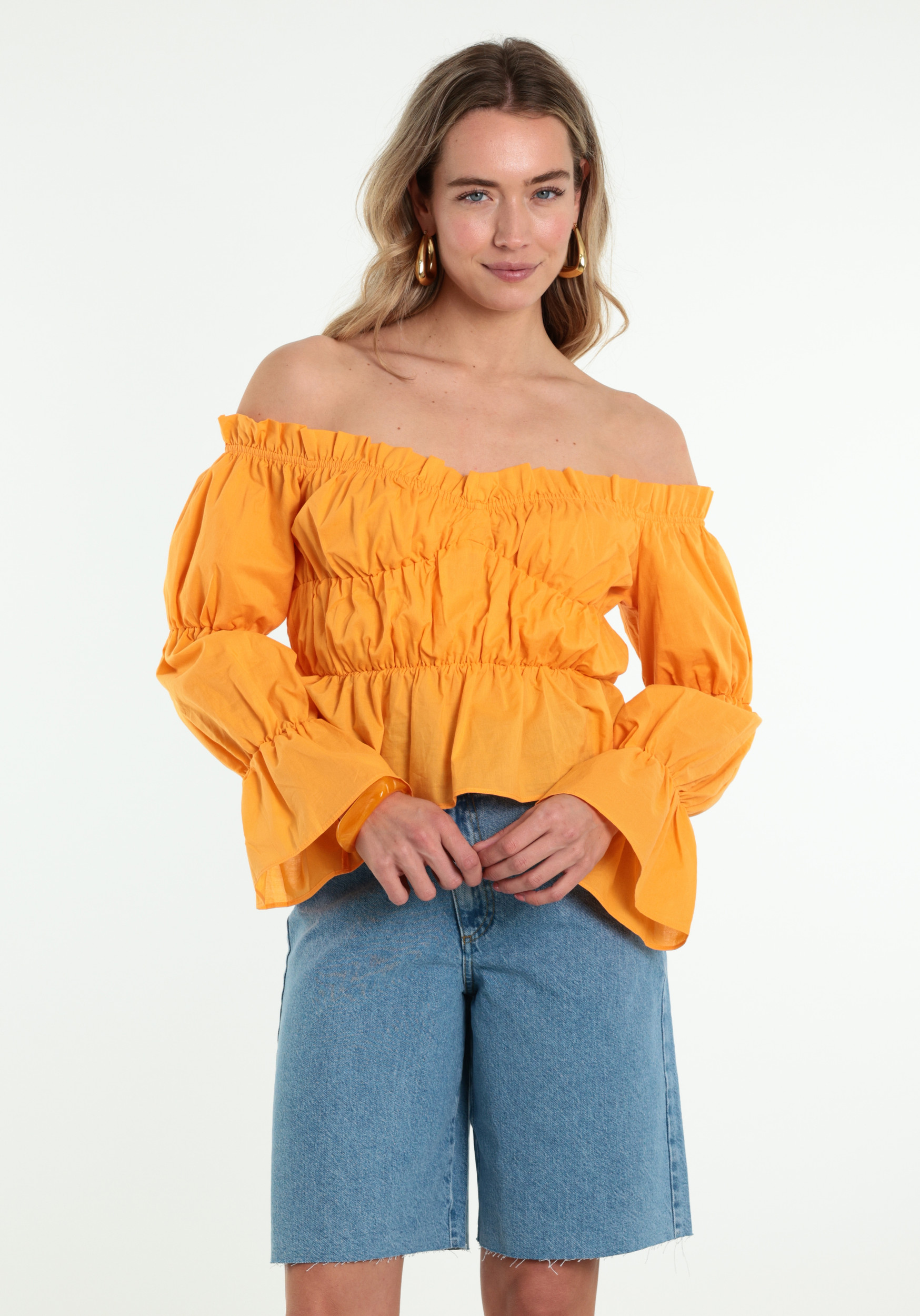 Harper & Yve Blouse Roan HS6P601 Oranje