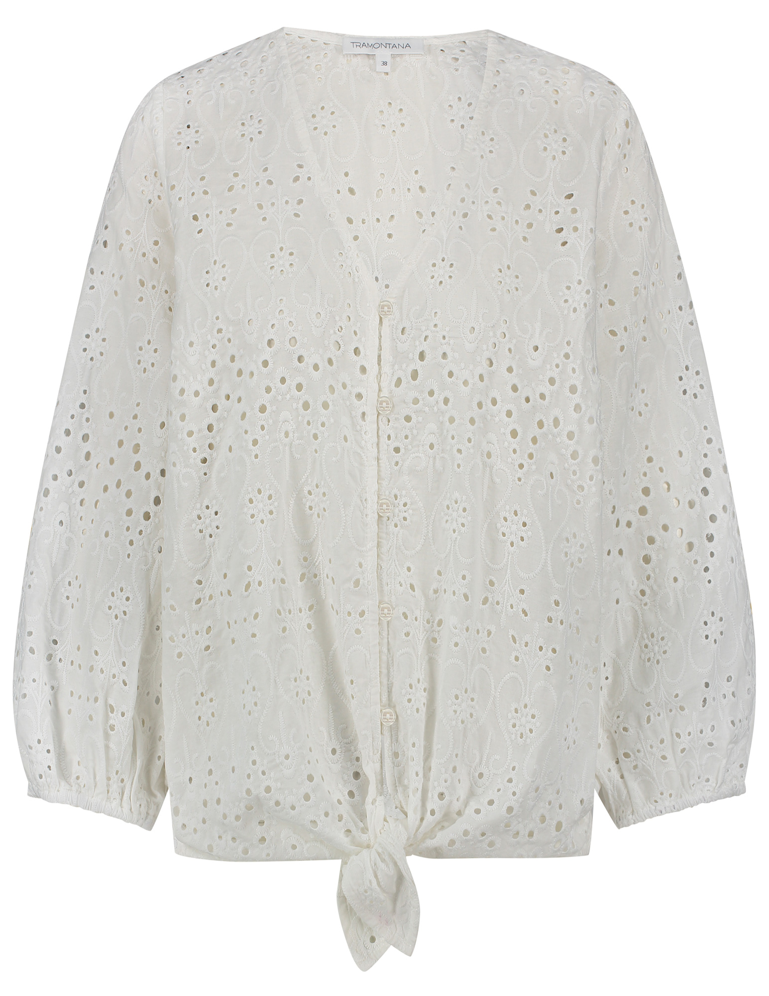 Tramontana Blouse Brodery C07-16-301 Wolwit-ecru