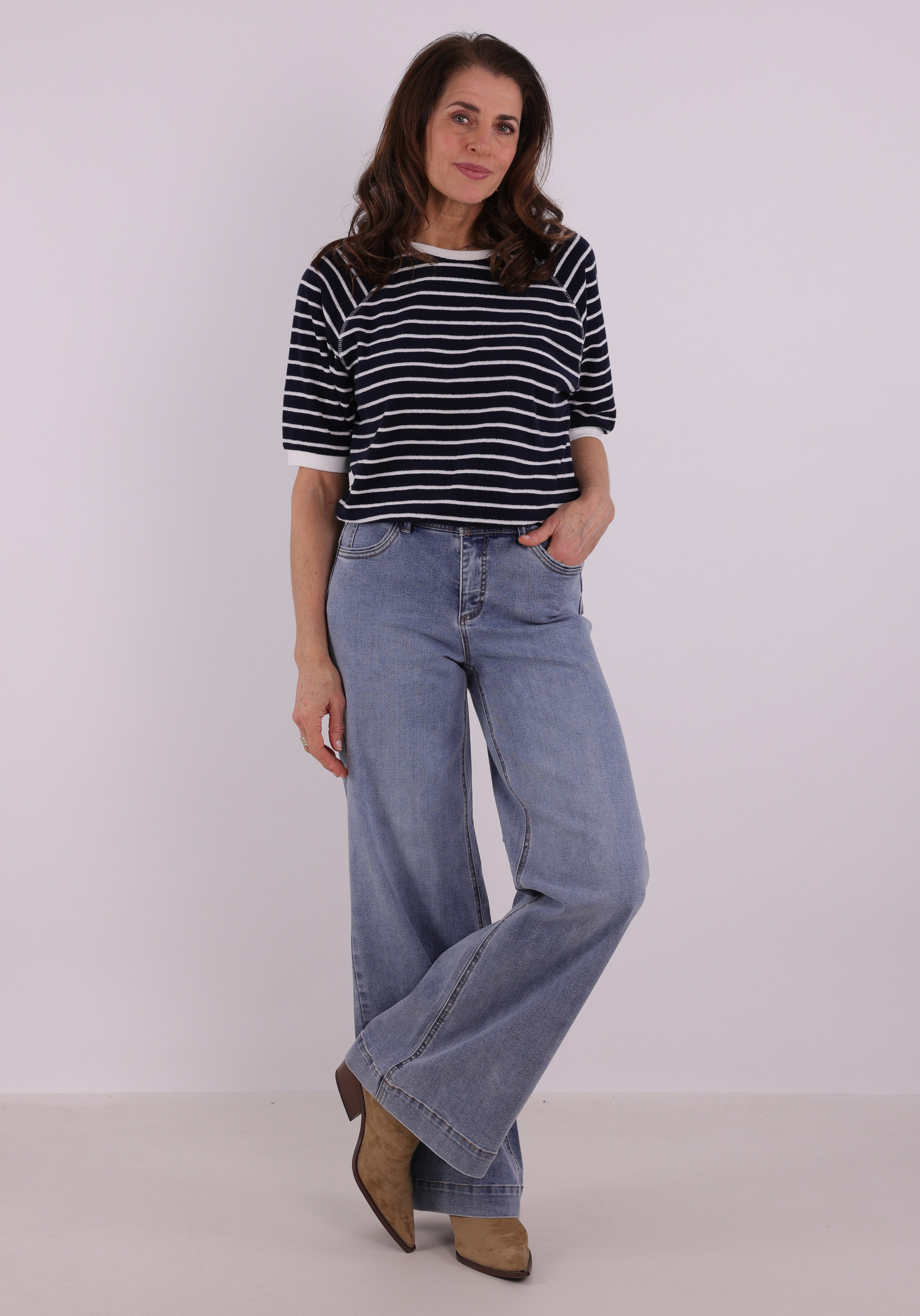 Geisha T-shirt 62001-10 Marine
