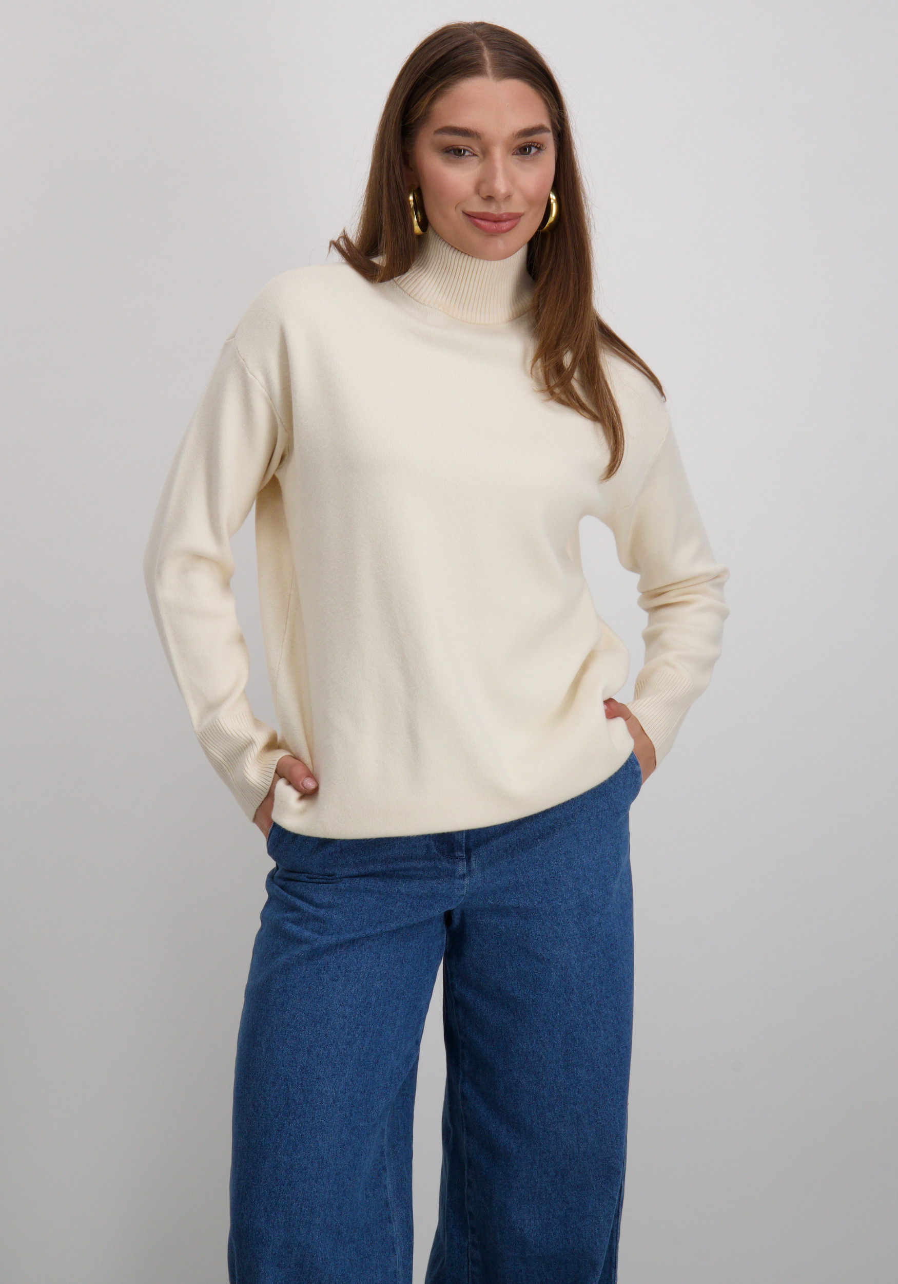 Vero moda Trui Gold art 10332413 Ecru