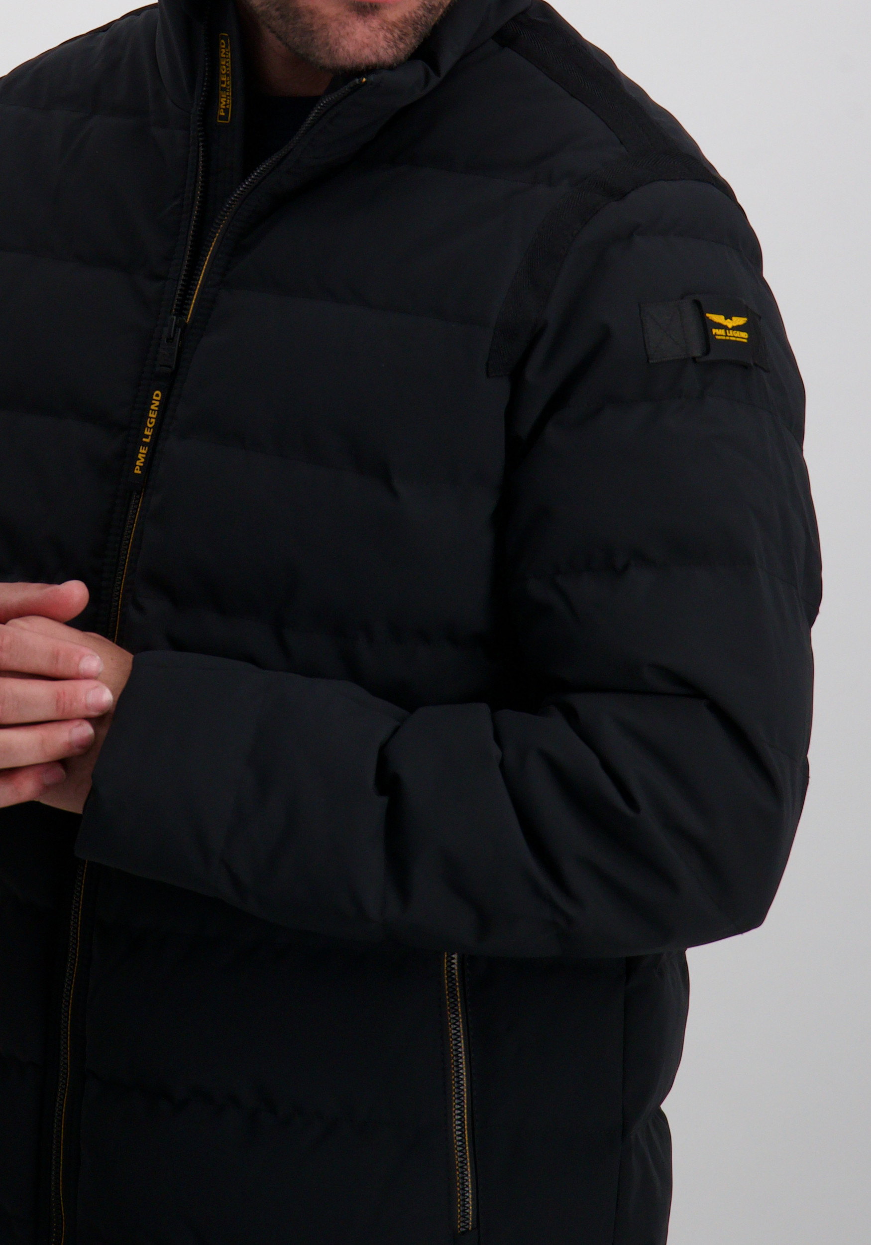 PME Legend Winterjas Freightyet PJA2508114 Zwart