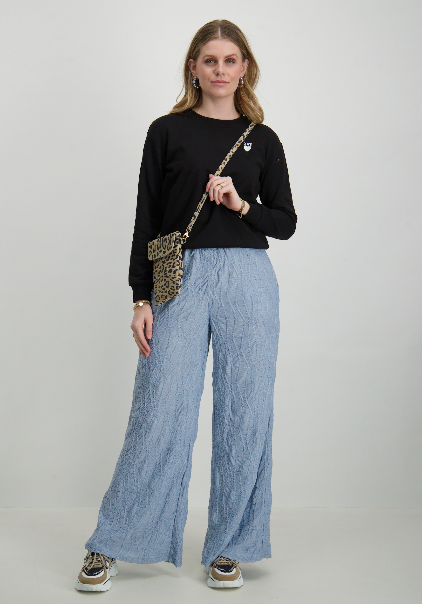 Jacqueline de jonge Sweater Paris 15221015 Zwart