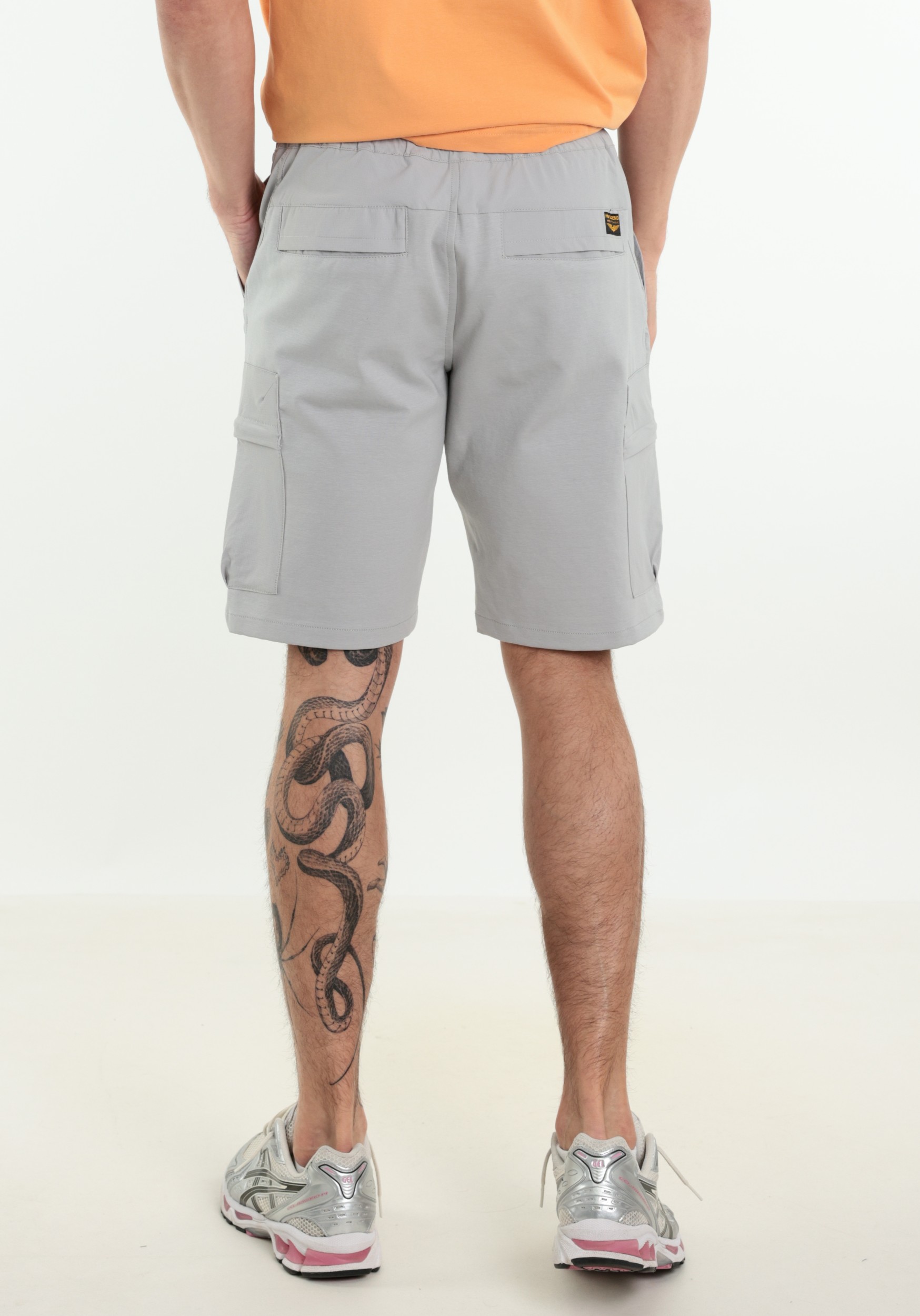 PME Legend Airlyn cargo short  PSH2604691 Licht grijs