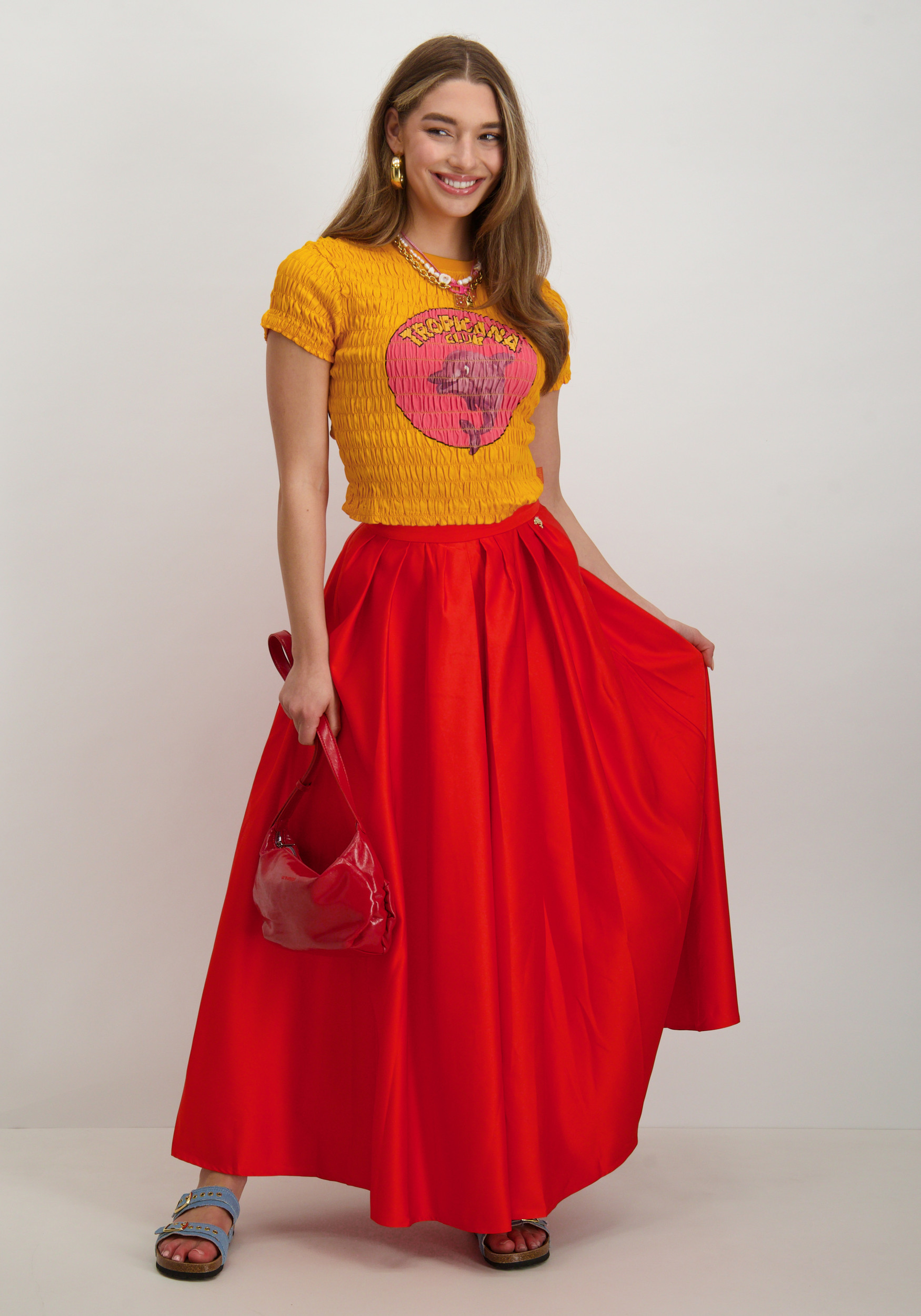 Harper & Yve Top Dolphin HST25Y301 Oranje