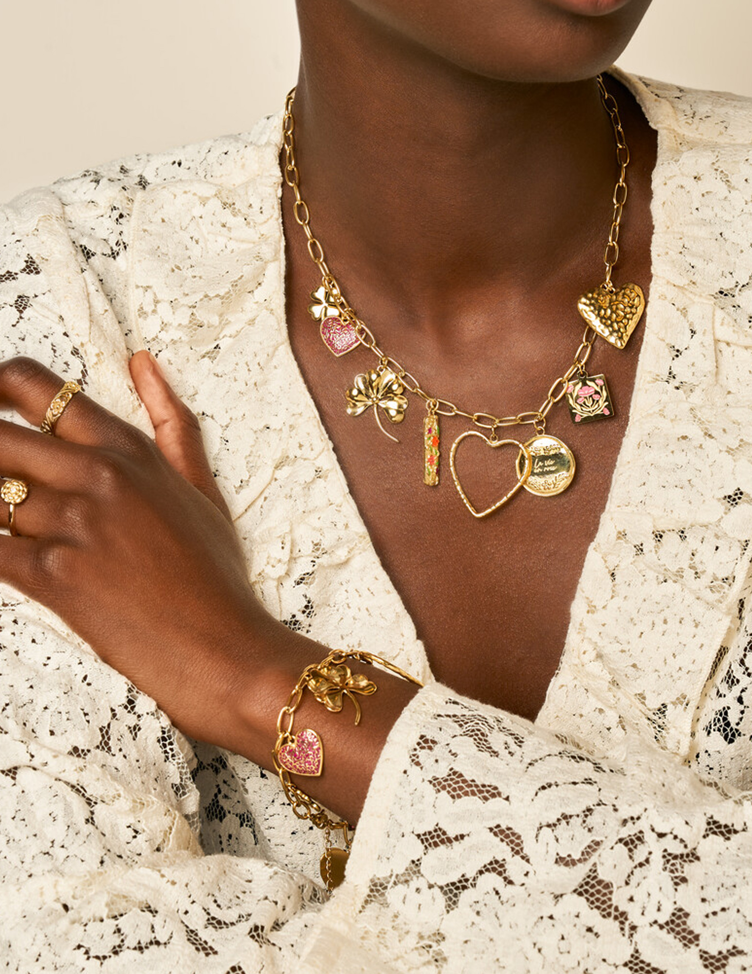 My Jewellery Botanical statement bedel armband MJ13779 Goud