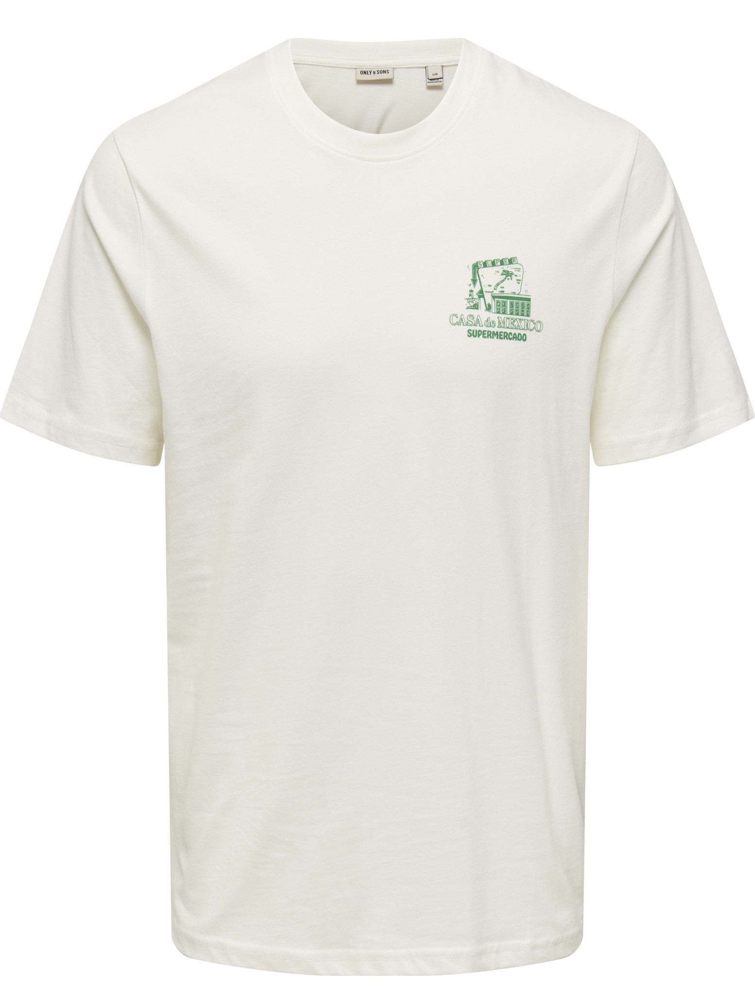 ONLY & SONS T-shirt Manuel 22035268 Ecru